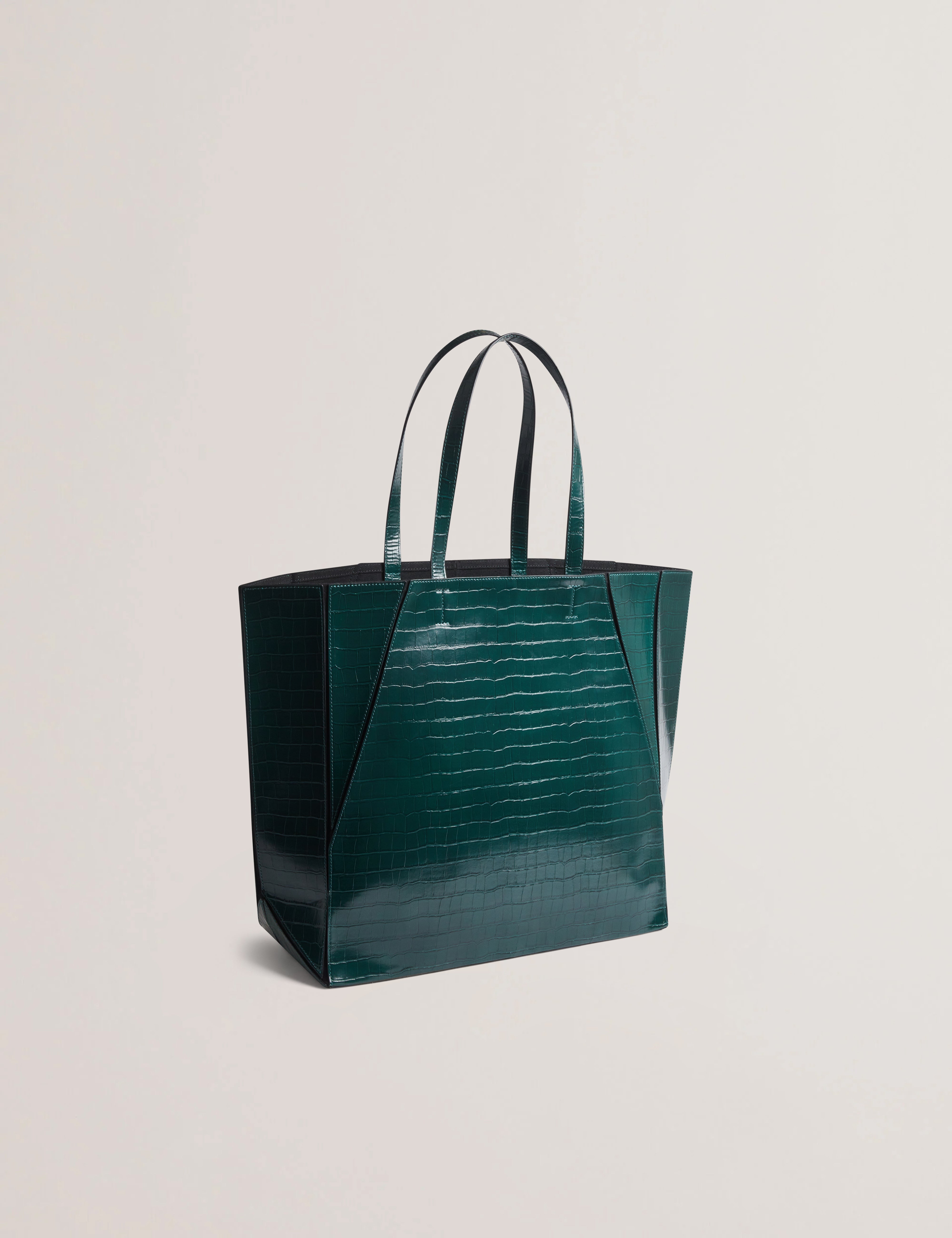 Sophyna Croc Effect Collapsible Large Dk-Green