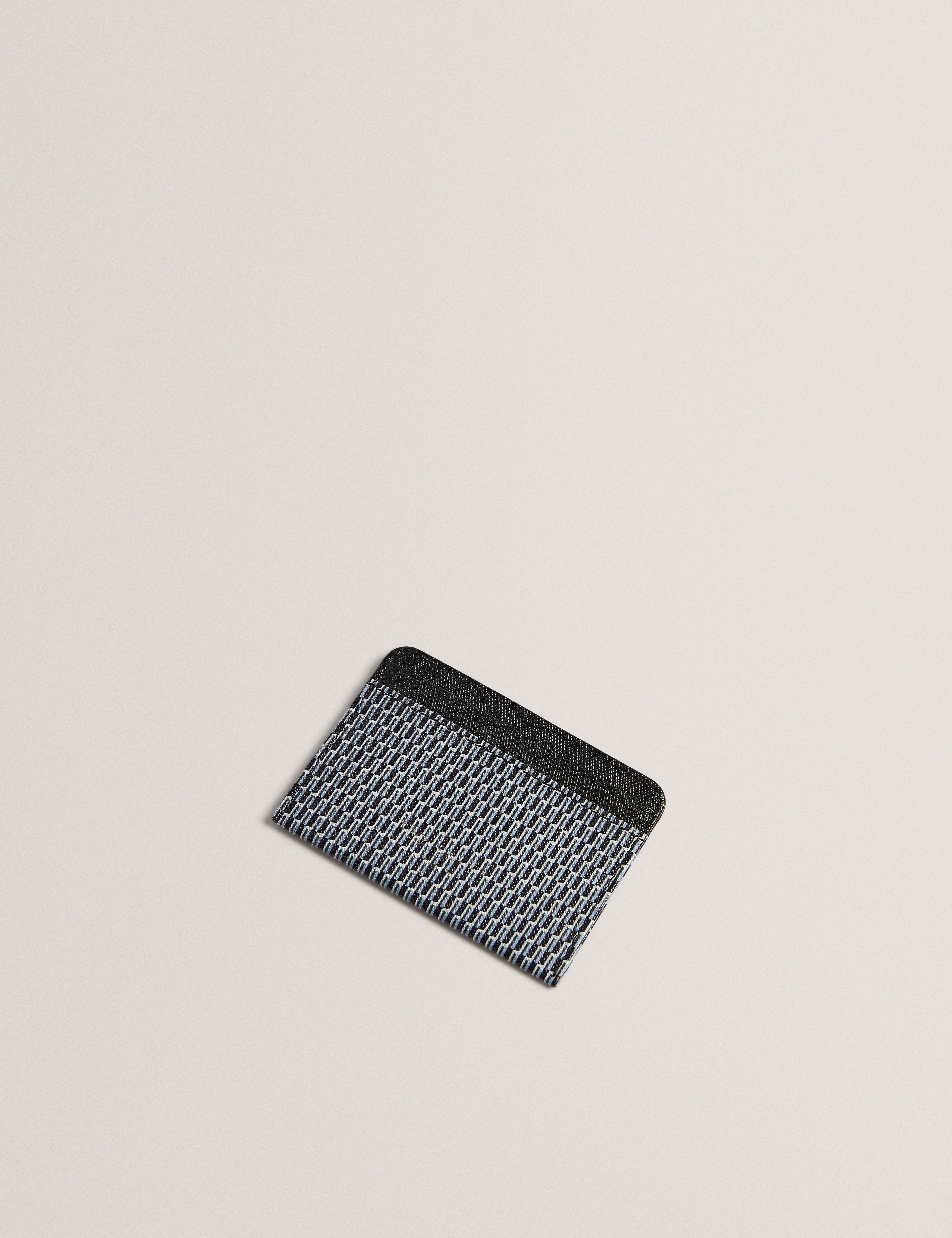 Beccket Printed Wallet And Cardholder Black