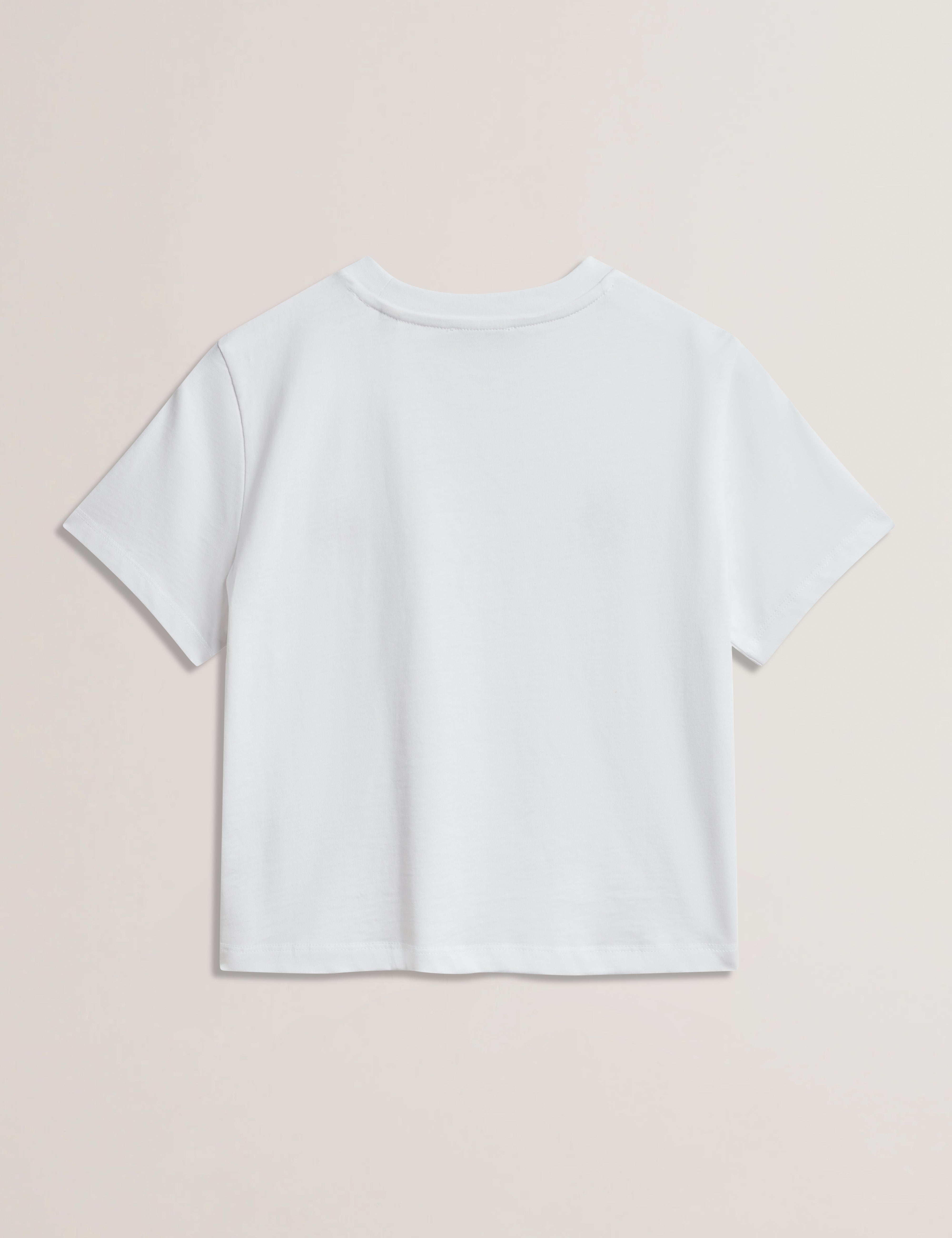 Molii Ted Baker Branded Cropped Tee White