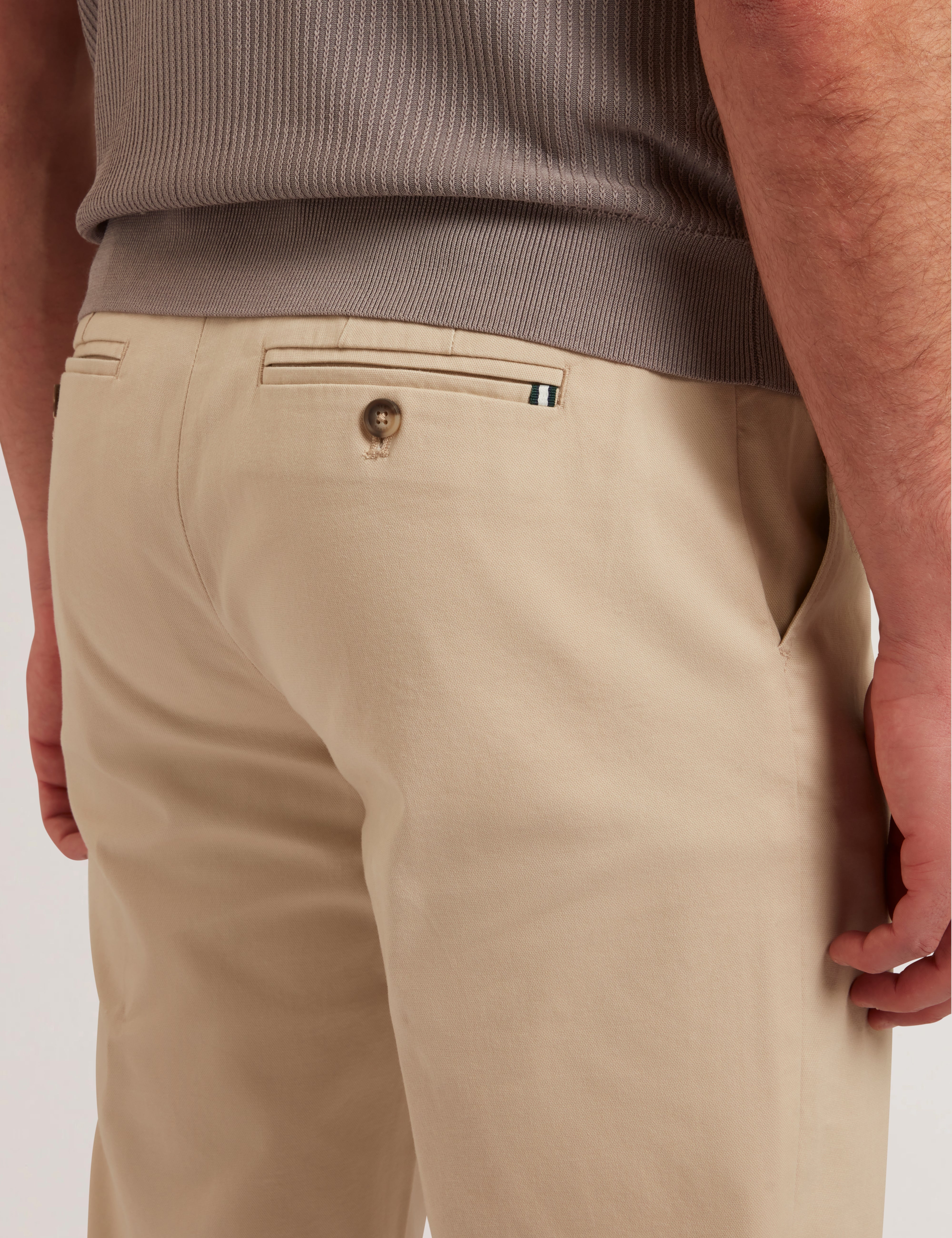 Bernads Regular Fit Chino Stone