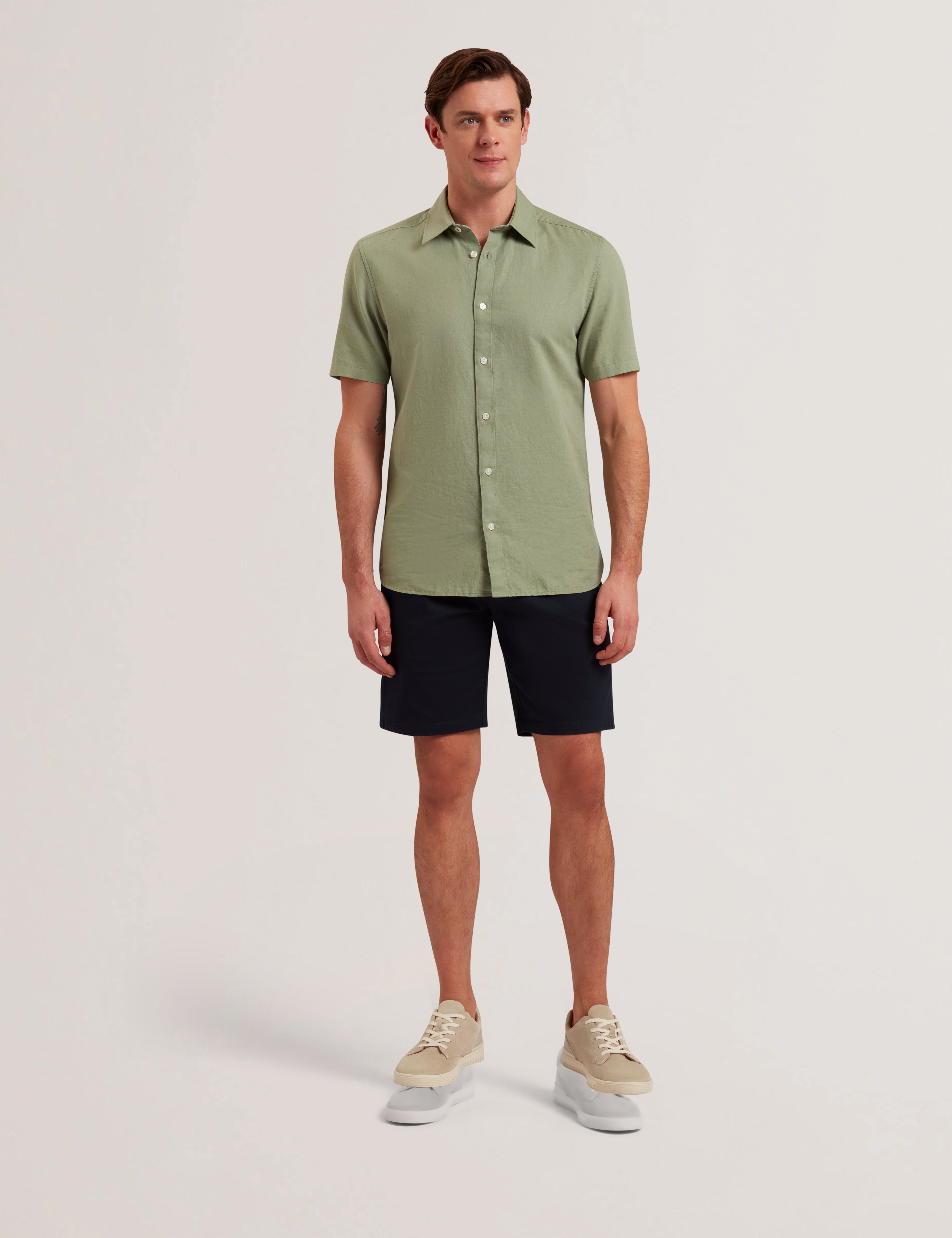 Barnham Core Chino Short Navy