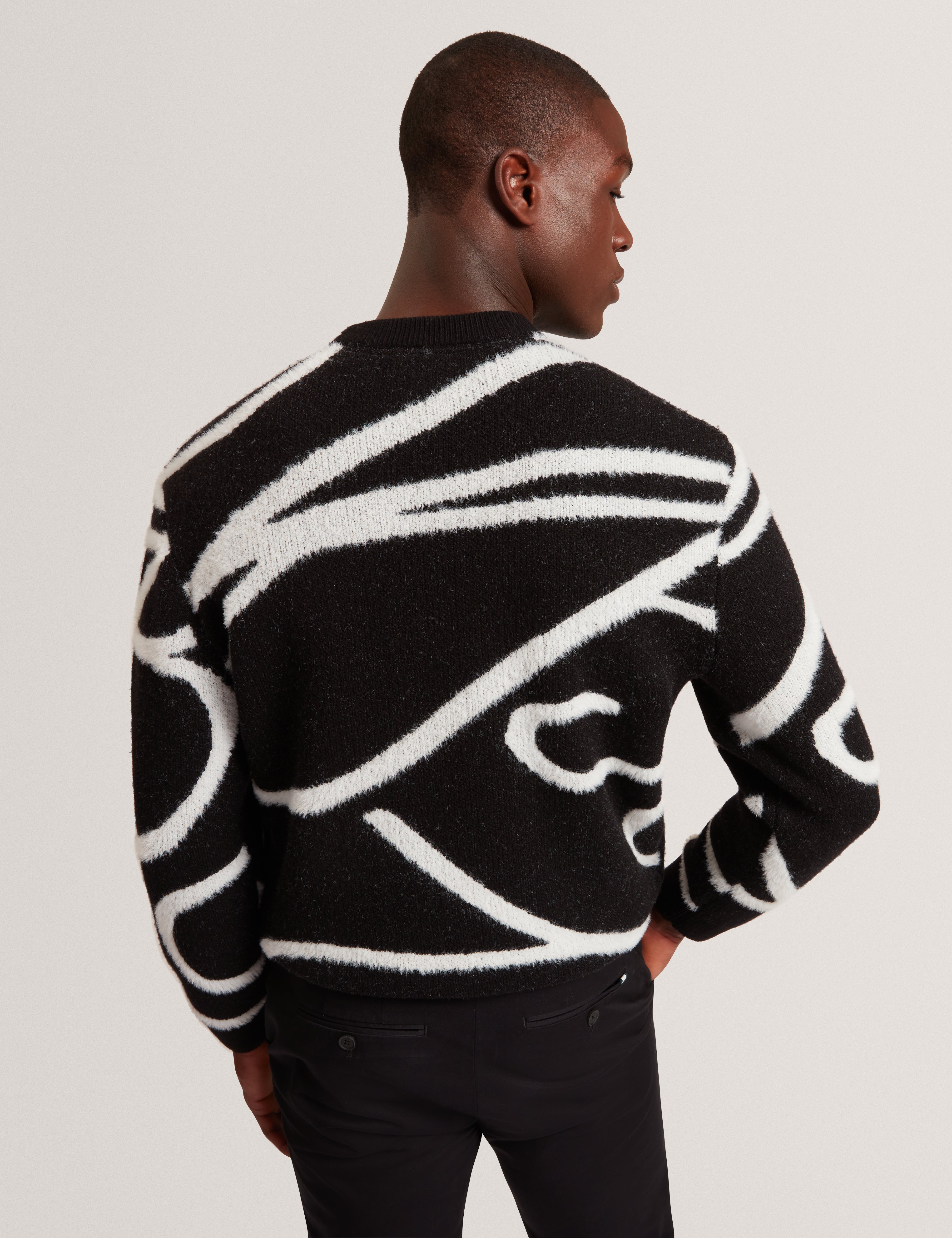 Oldrich Tb Script Graphic Jumper Black