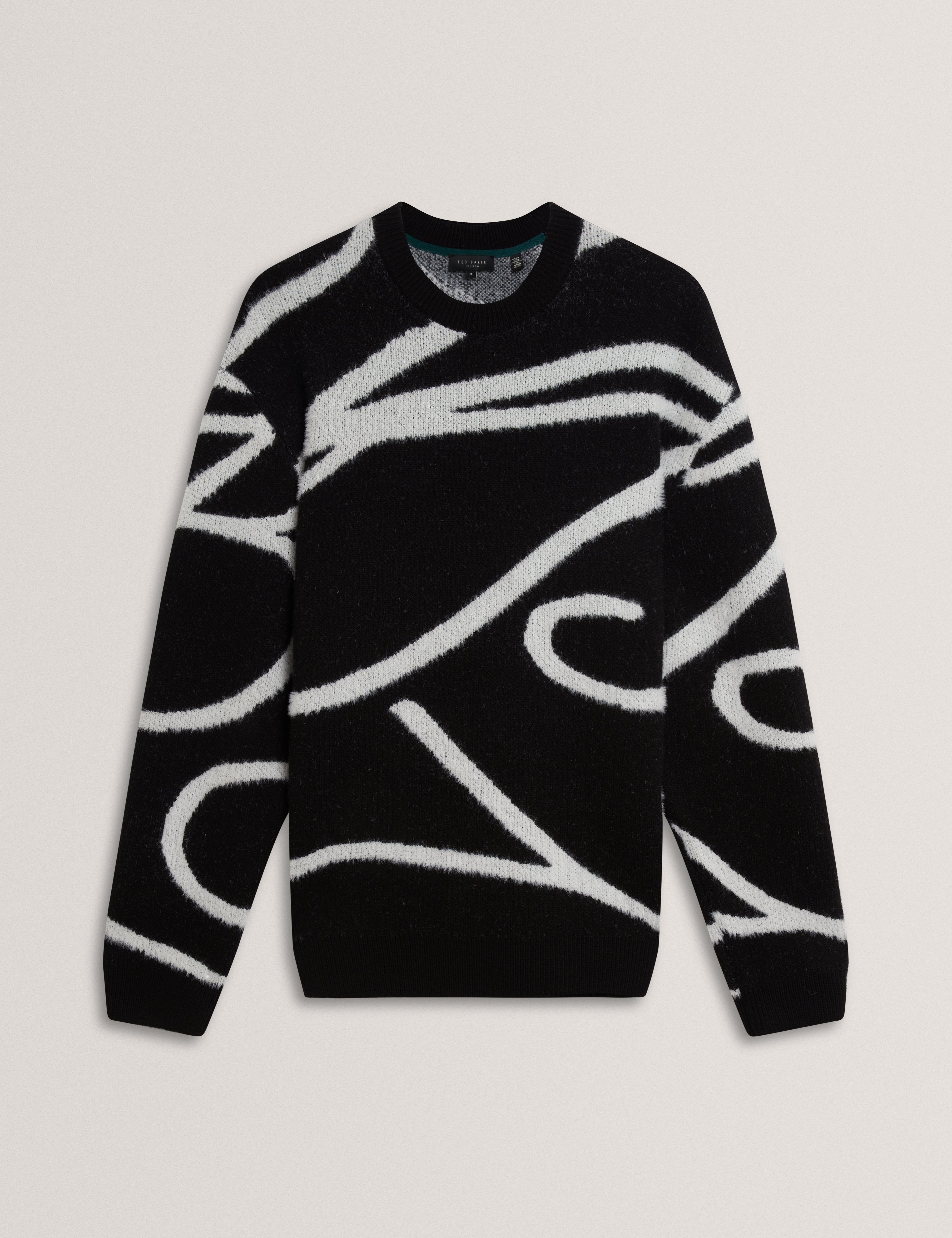 Oldrich Tb Script Graphic Jumper Black