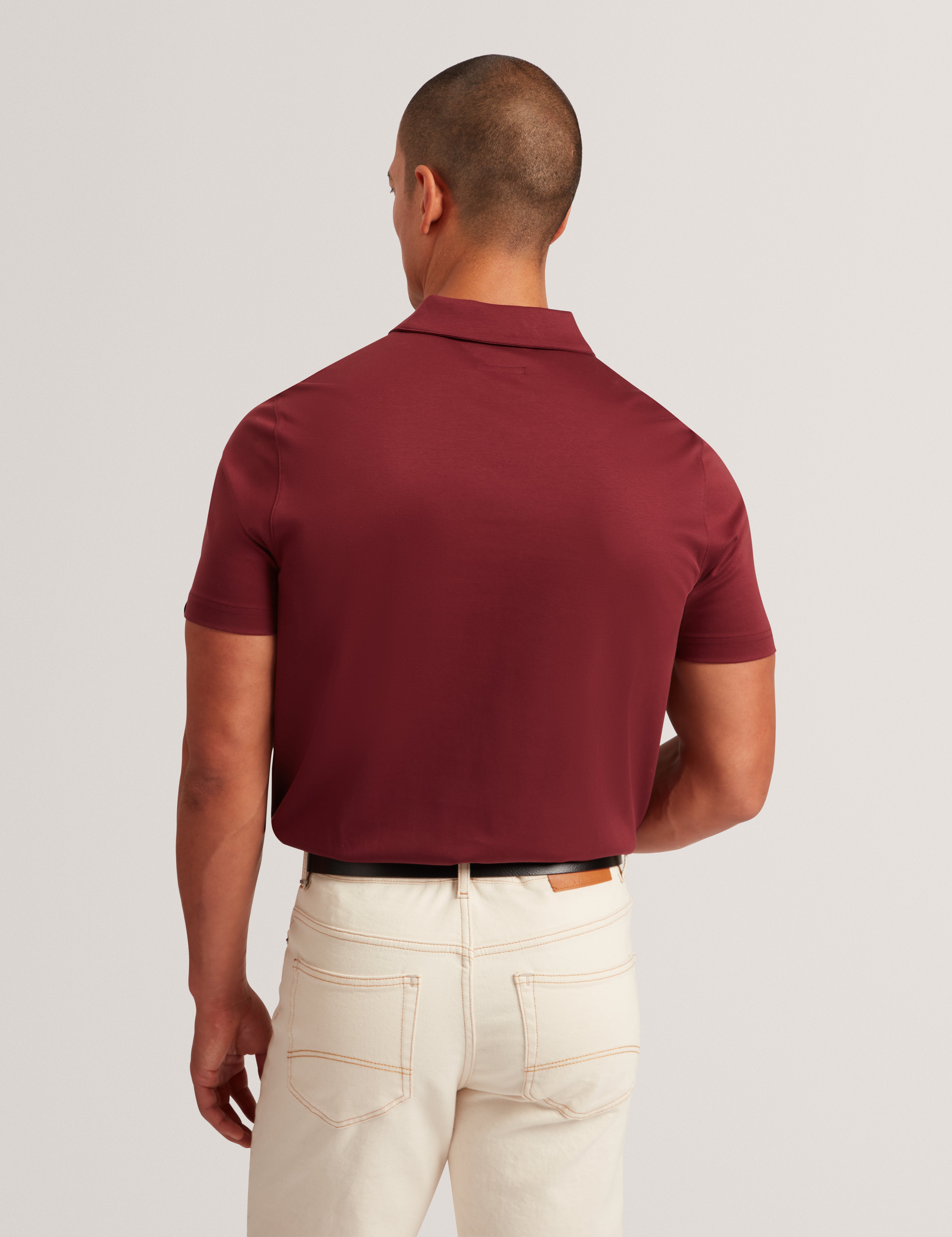 Connall Ss Regular Soft Touch Polo Maroon
