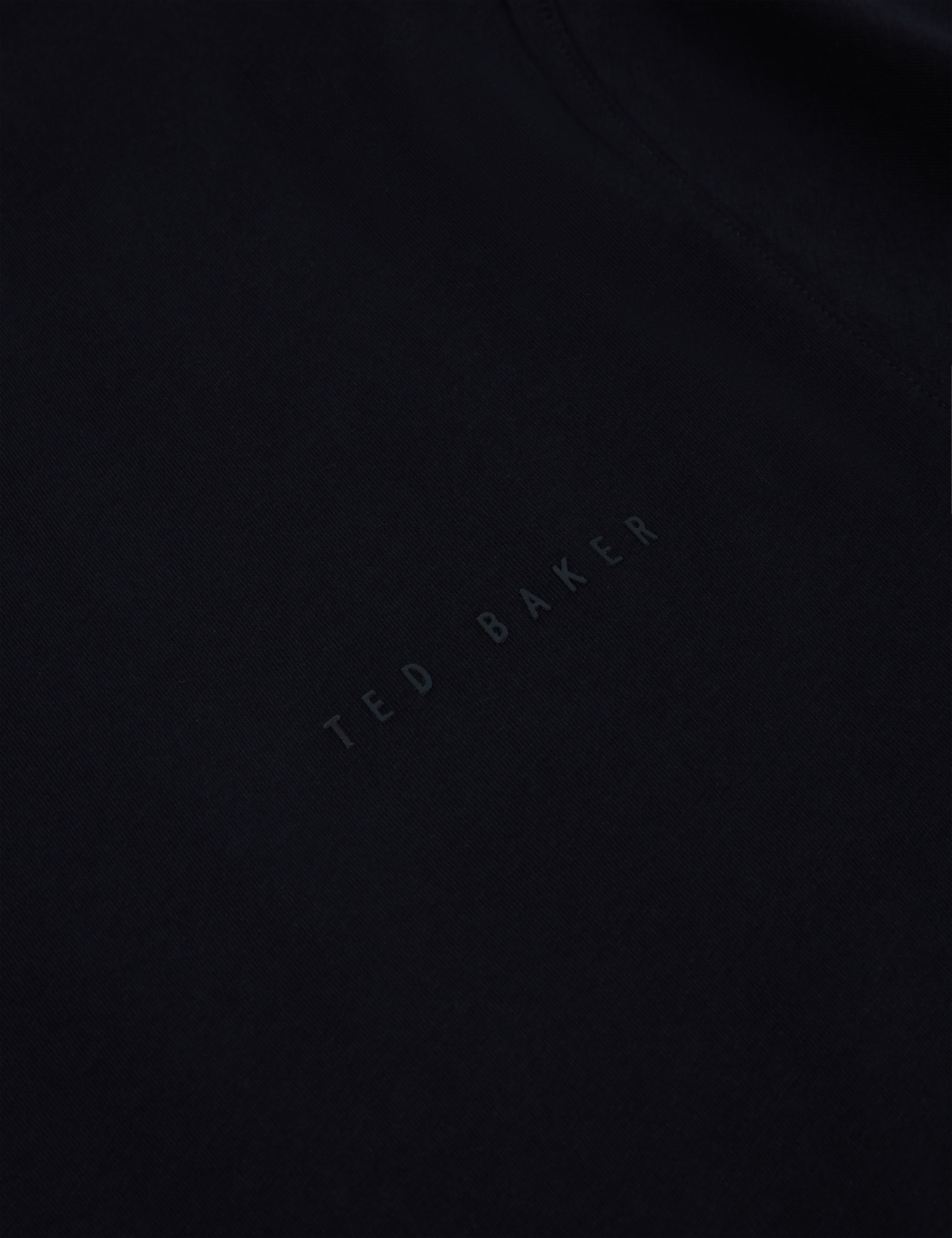 Lierts Branded Honeycomb Trim T-Shirt Navy