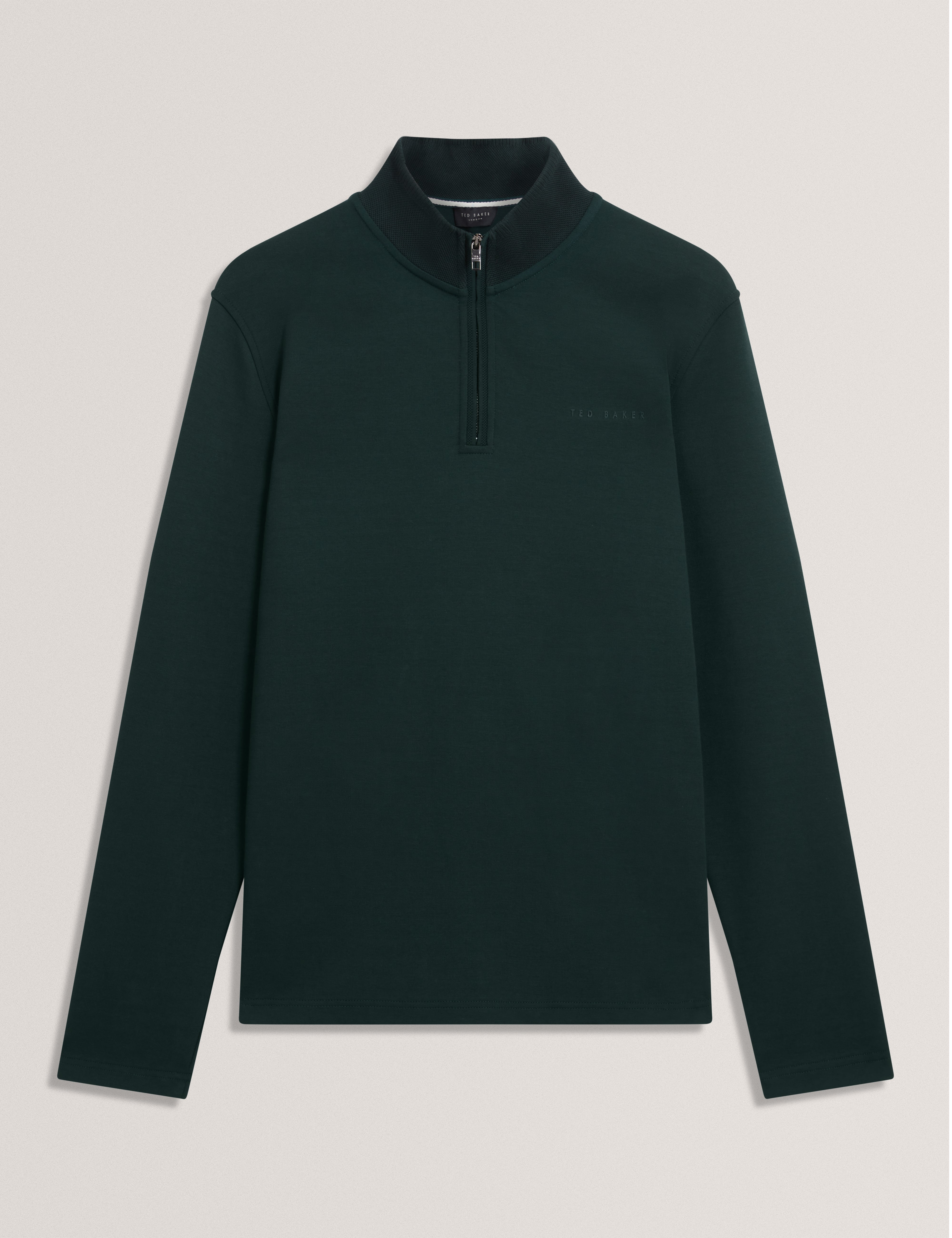 سحاب نصف دائري من ماركة كرابتر مع حافة قرص العسل - أخضر داكن