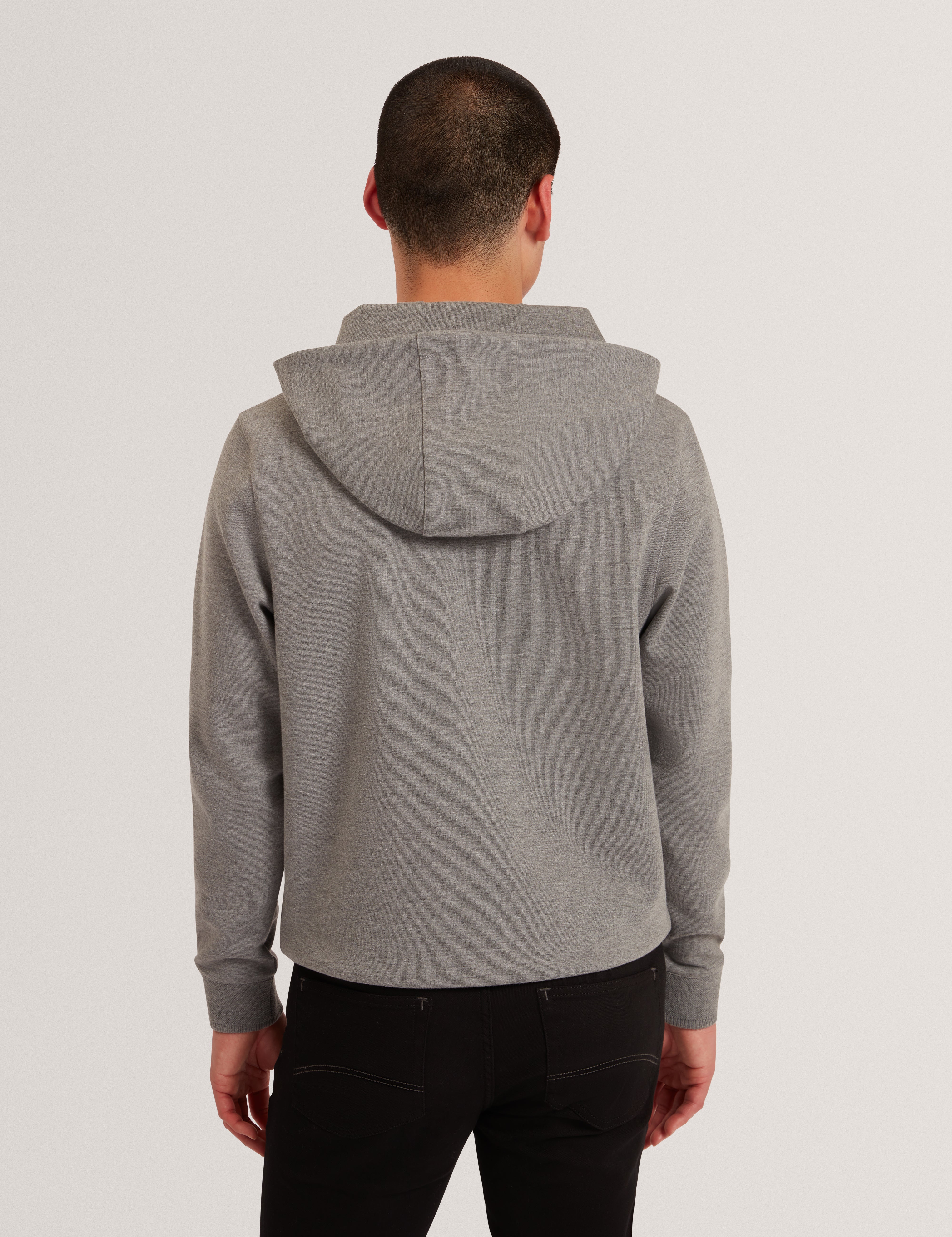 هودي بشعار Boids وحواف قرص العسل باللون الرمادي المتوسط