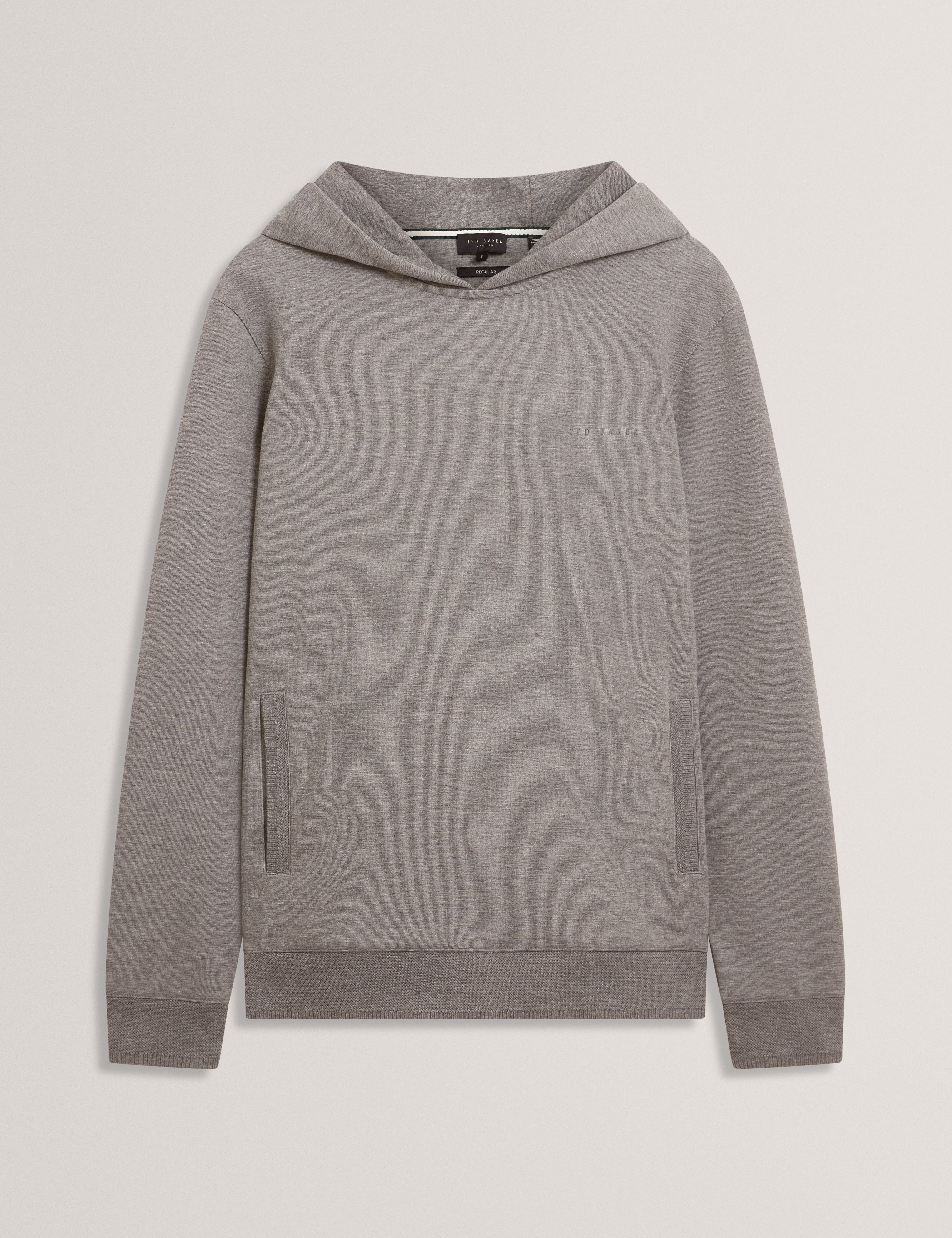 هودي بشعار Boids وحواف قرص العسل باللون الرمادي المتوسط