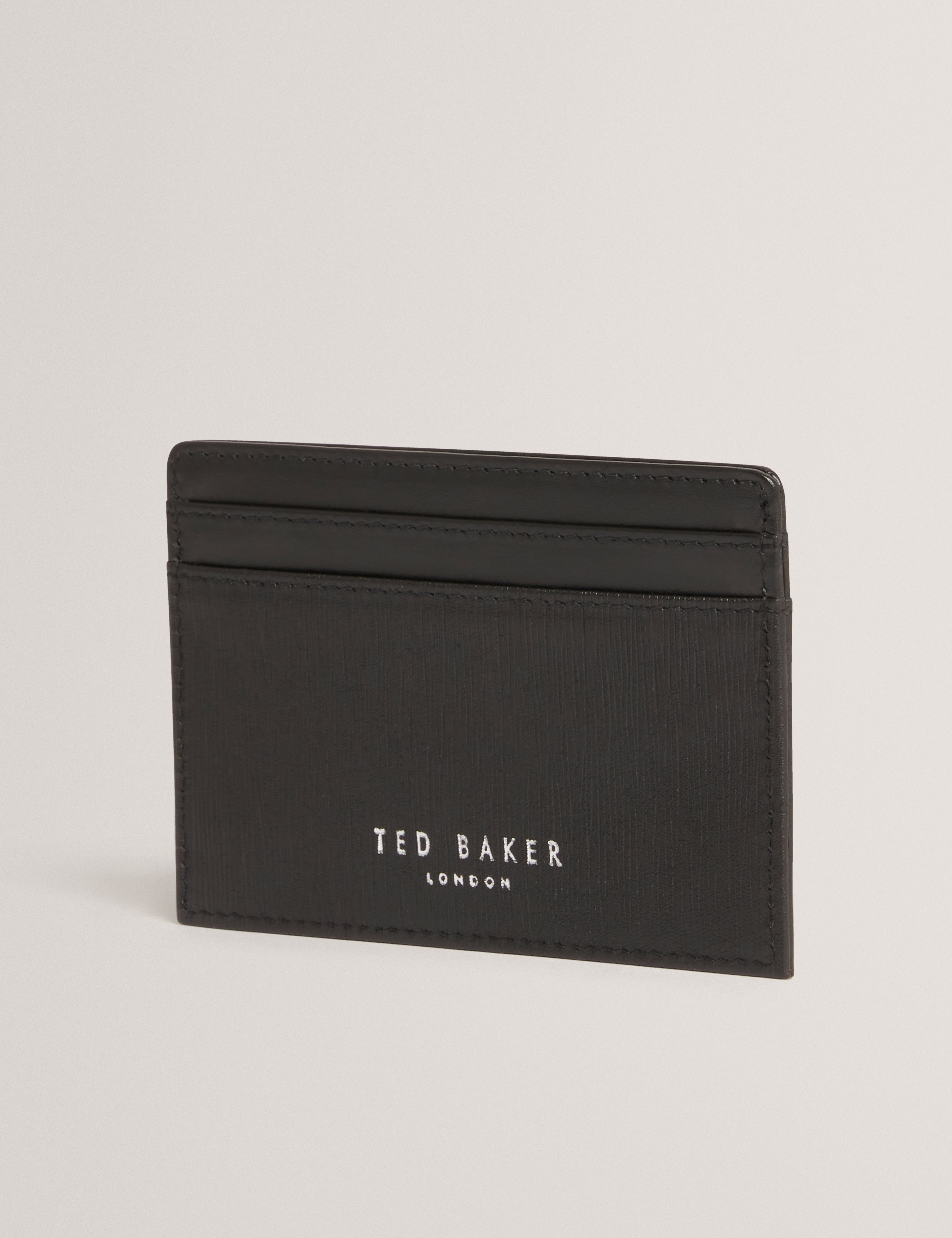 بارنيل حامل بطاقات من الجلد باللون الأسود