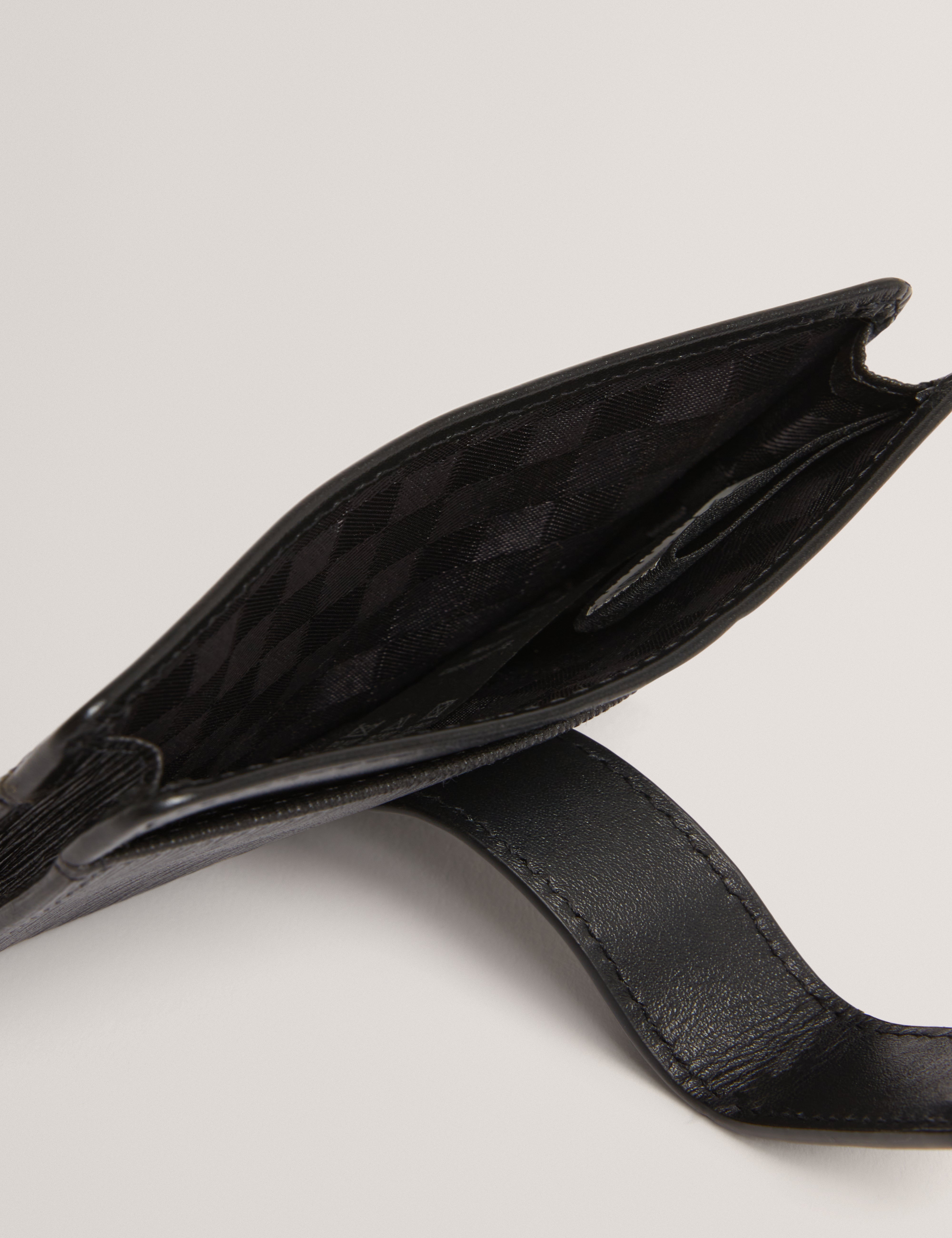 بالارد حامل بطاقات من الجلد باللون الأسود