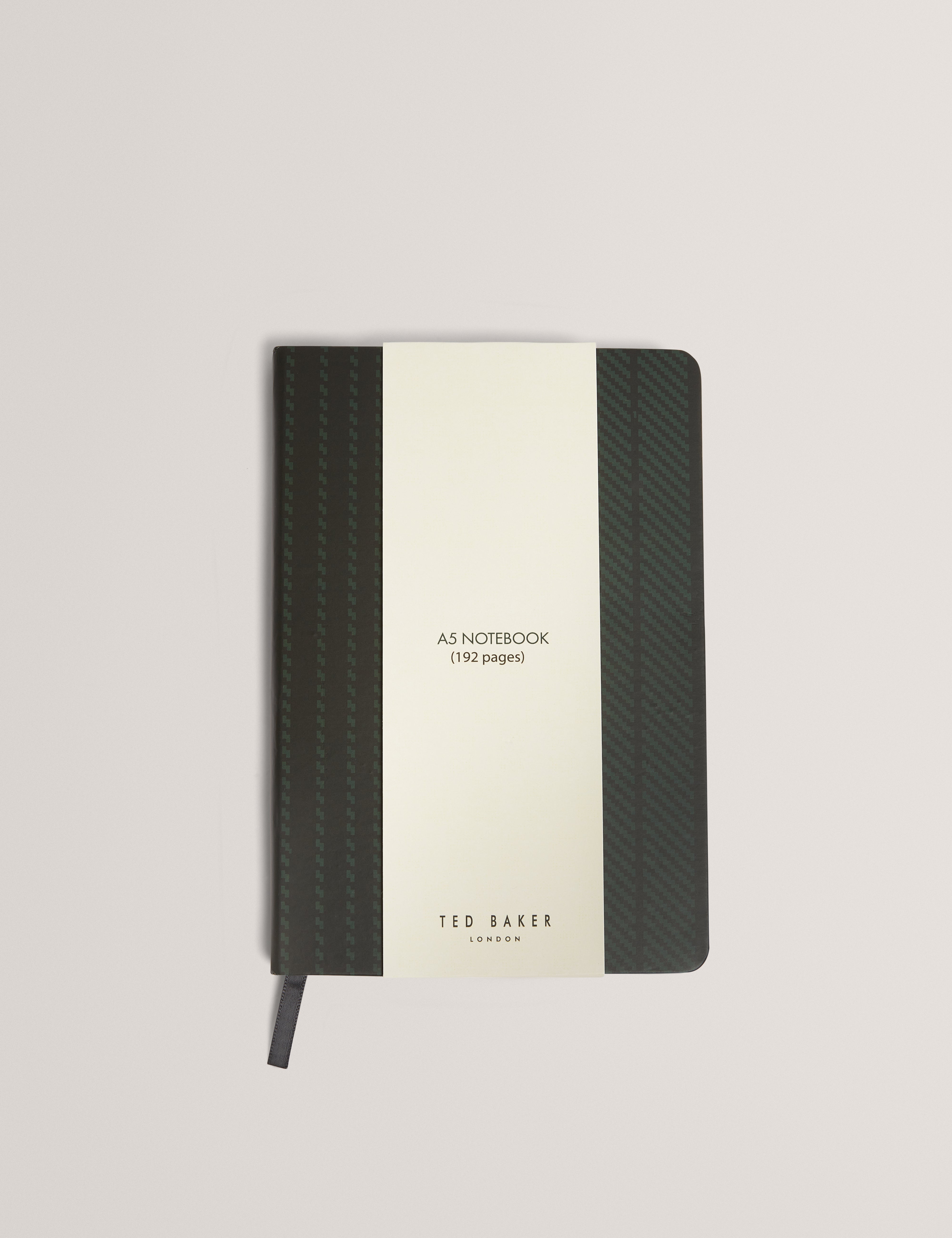 Wilston Printed Weave A5 Notebook Black
