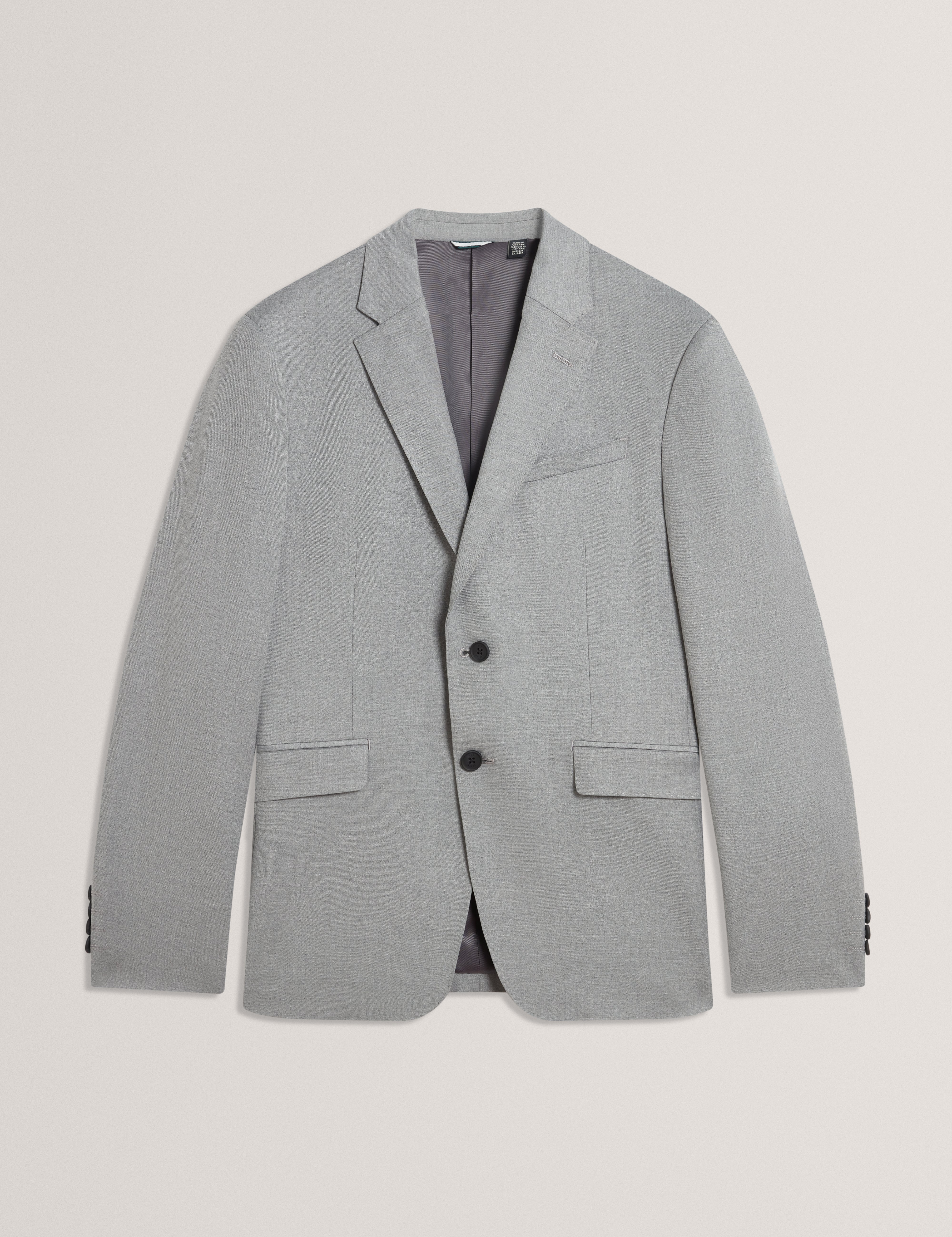 سايسونج بليزر بمزيج من الصوف لون رمادي فاتح