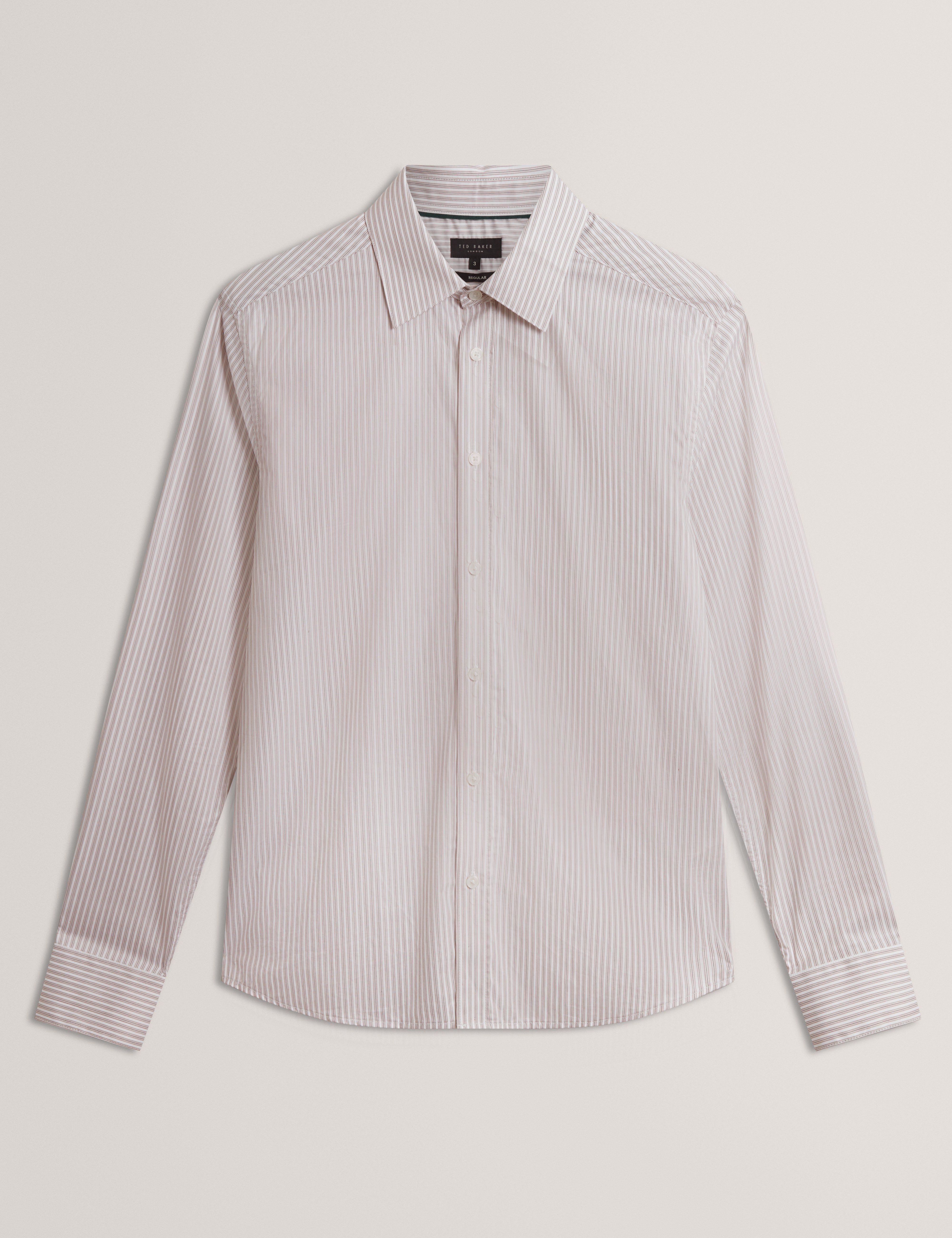 سوهو قميص مخطط بأكمام طويلة