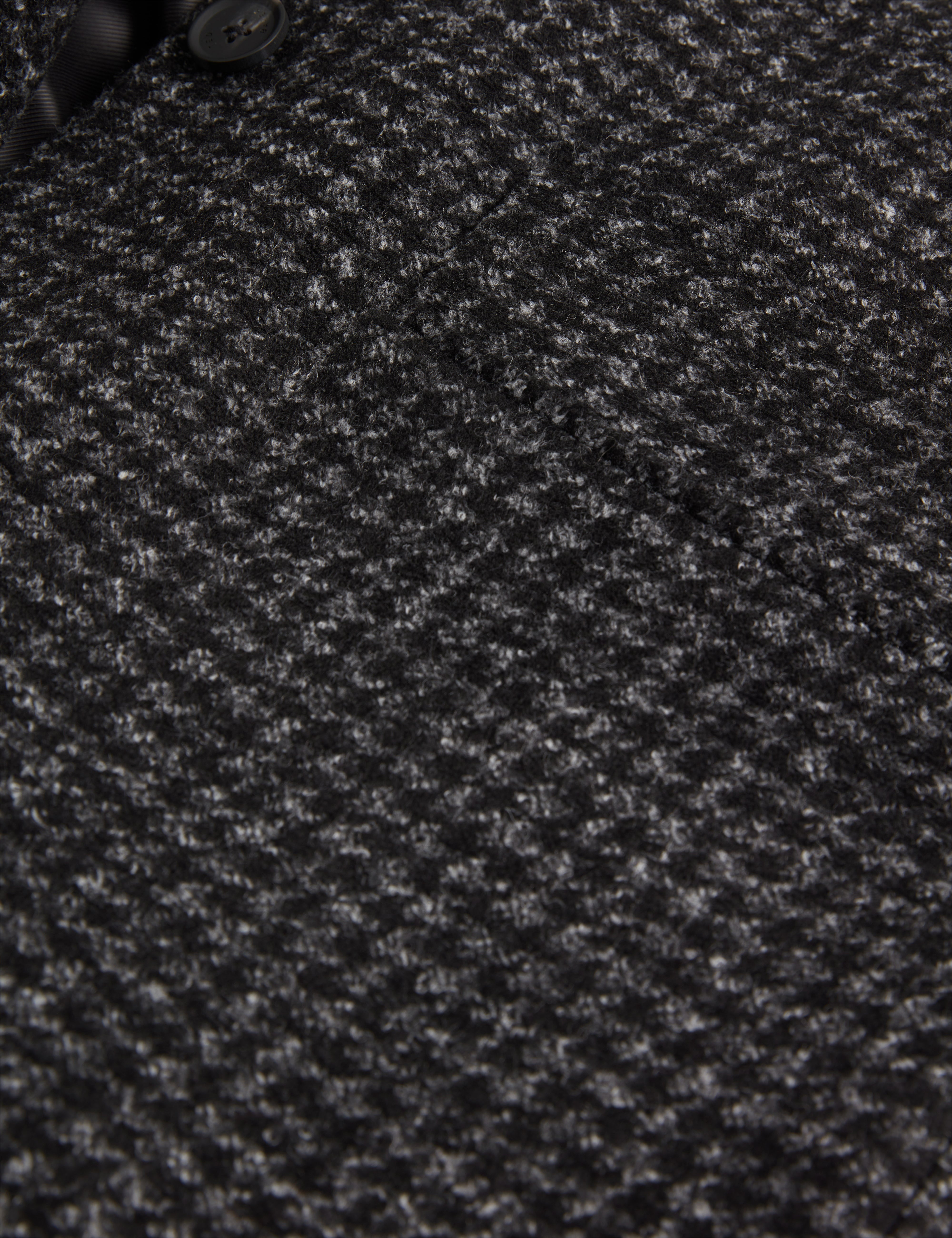 معطف إبسوم محبوك ذو تصميم 