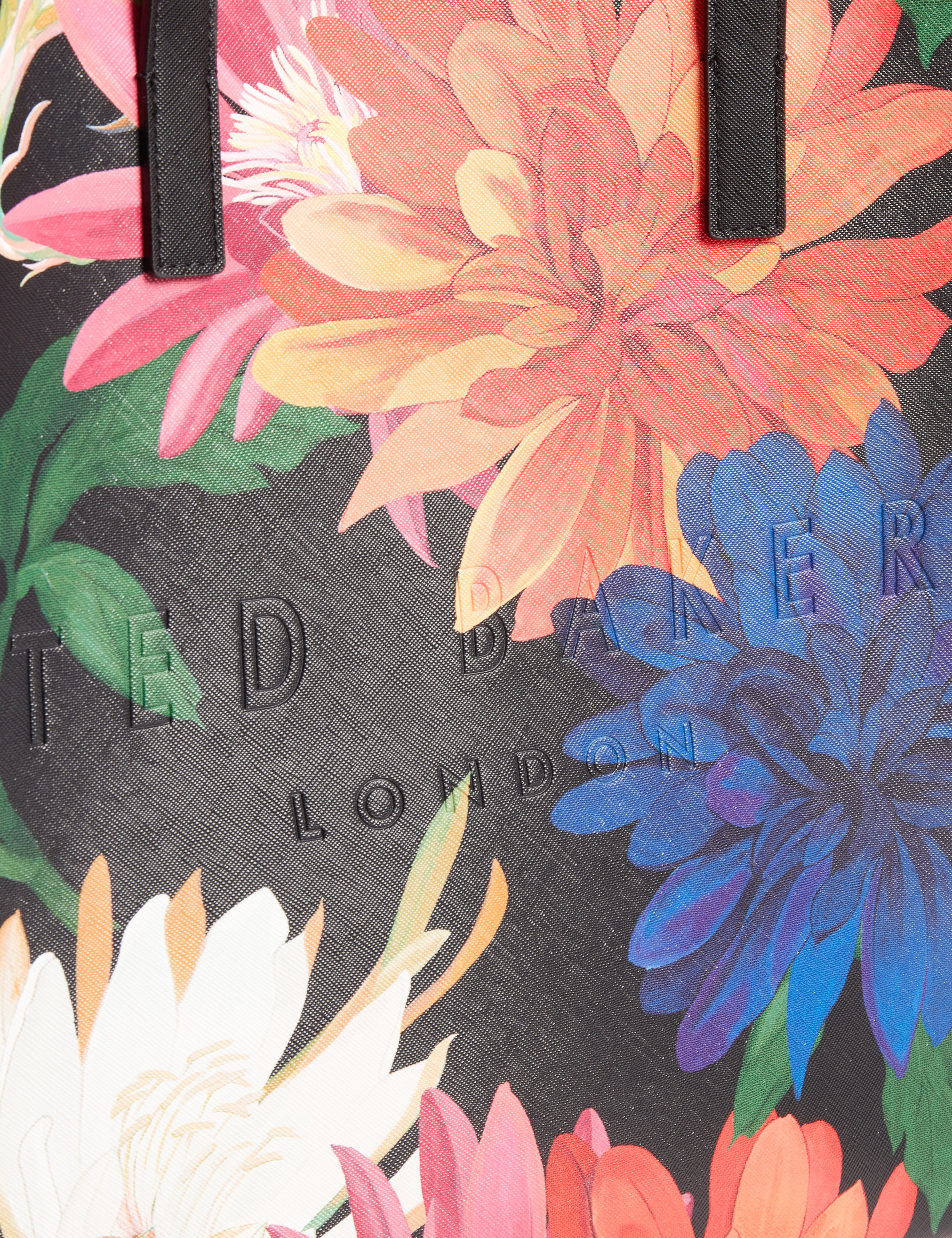 Amardi Printed Dahlia Extra Large Icon Bag Black
