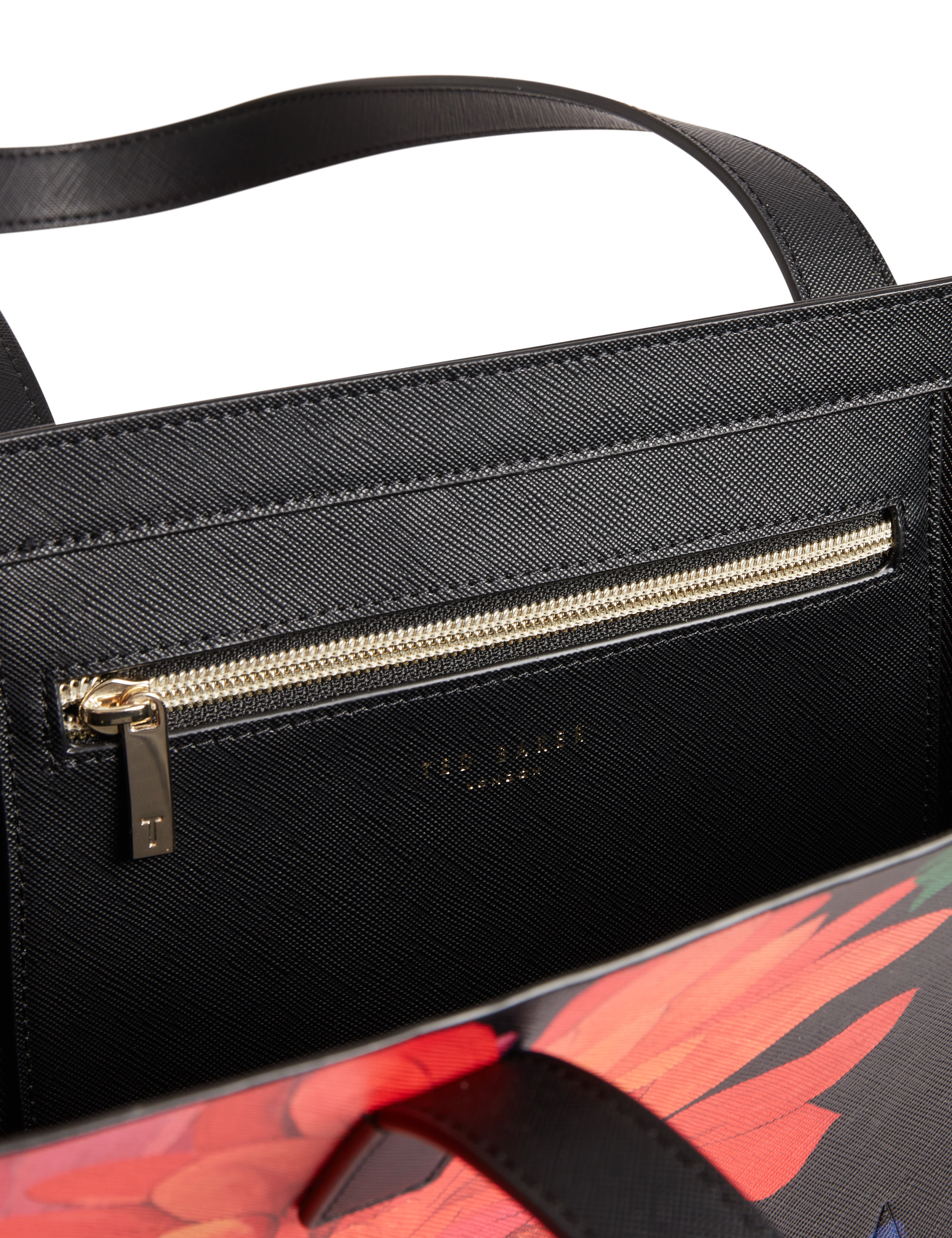 Amardi Printed Dahlia Extra Large Icon Bag Black