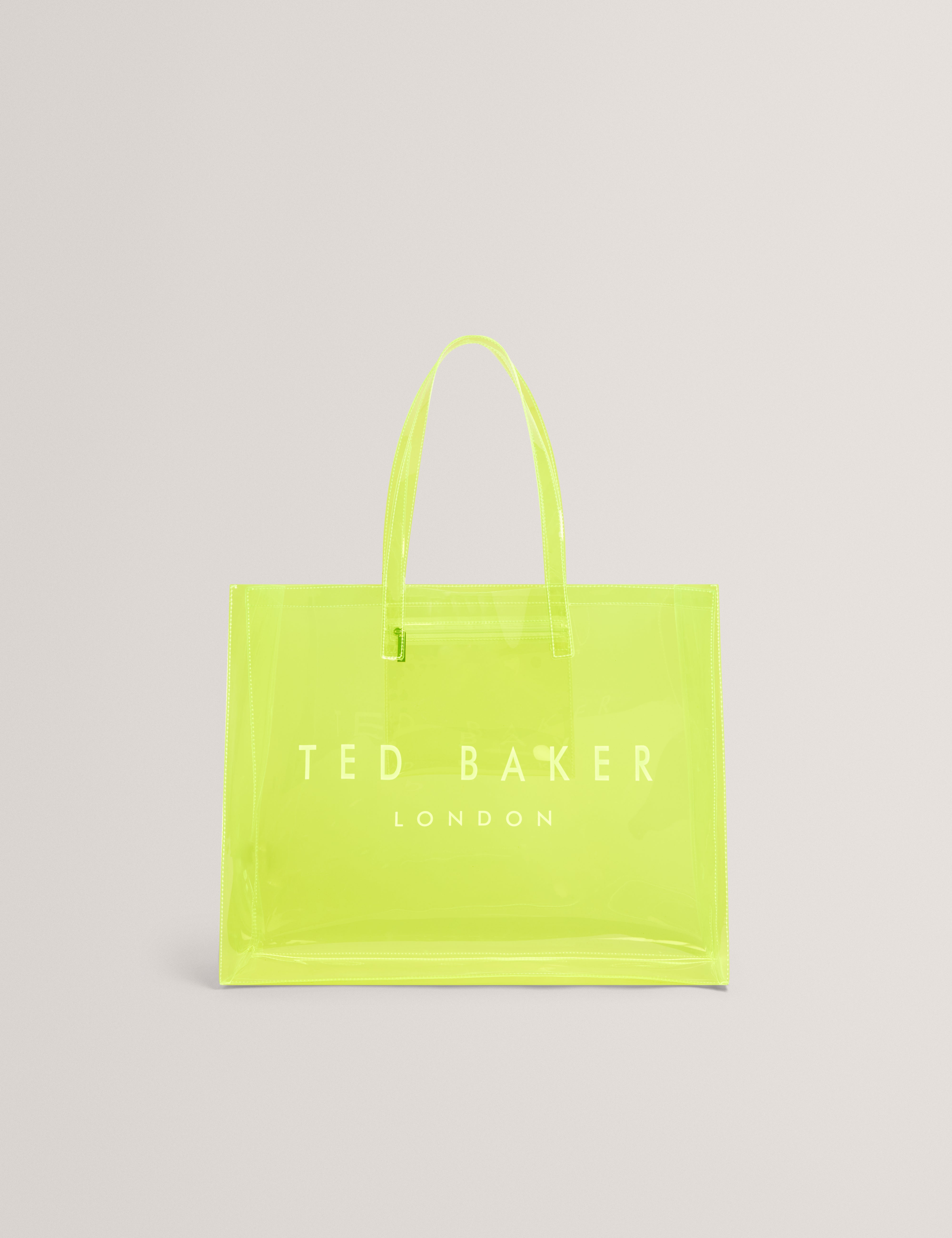 Sheakon Transparent Extra Large Icon Bag Brt-Yellow