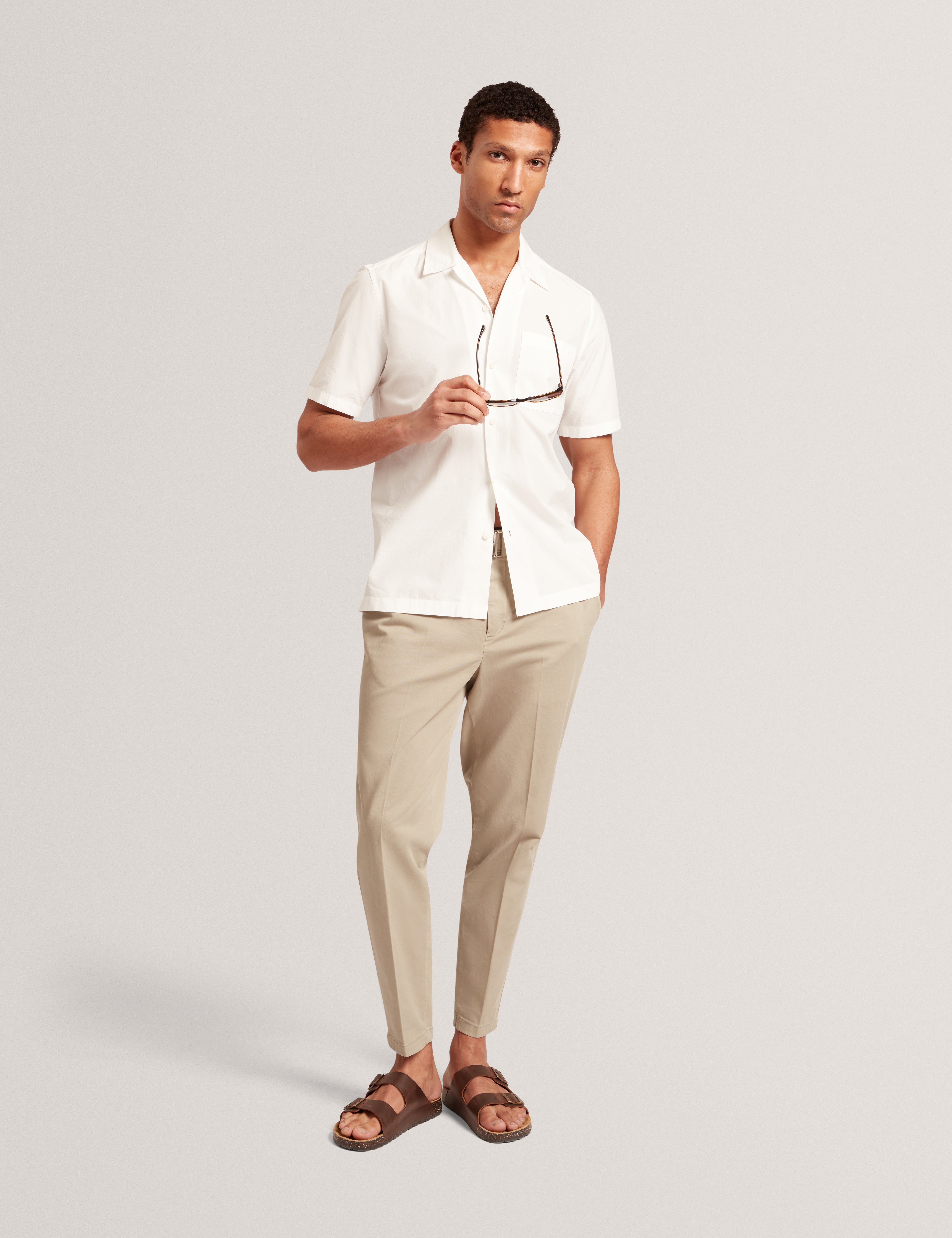 Radclyf Ss Poplin Shirt White