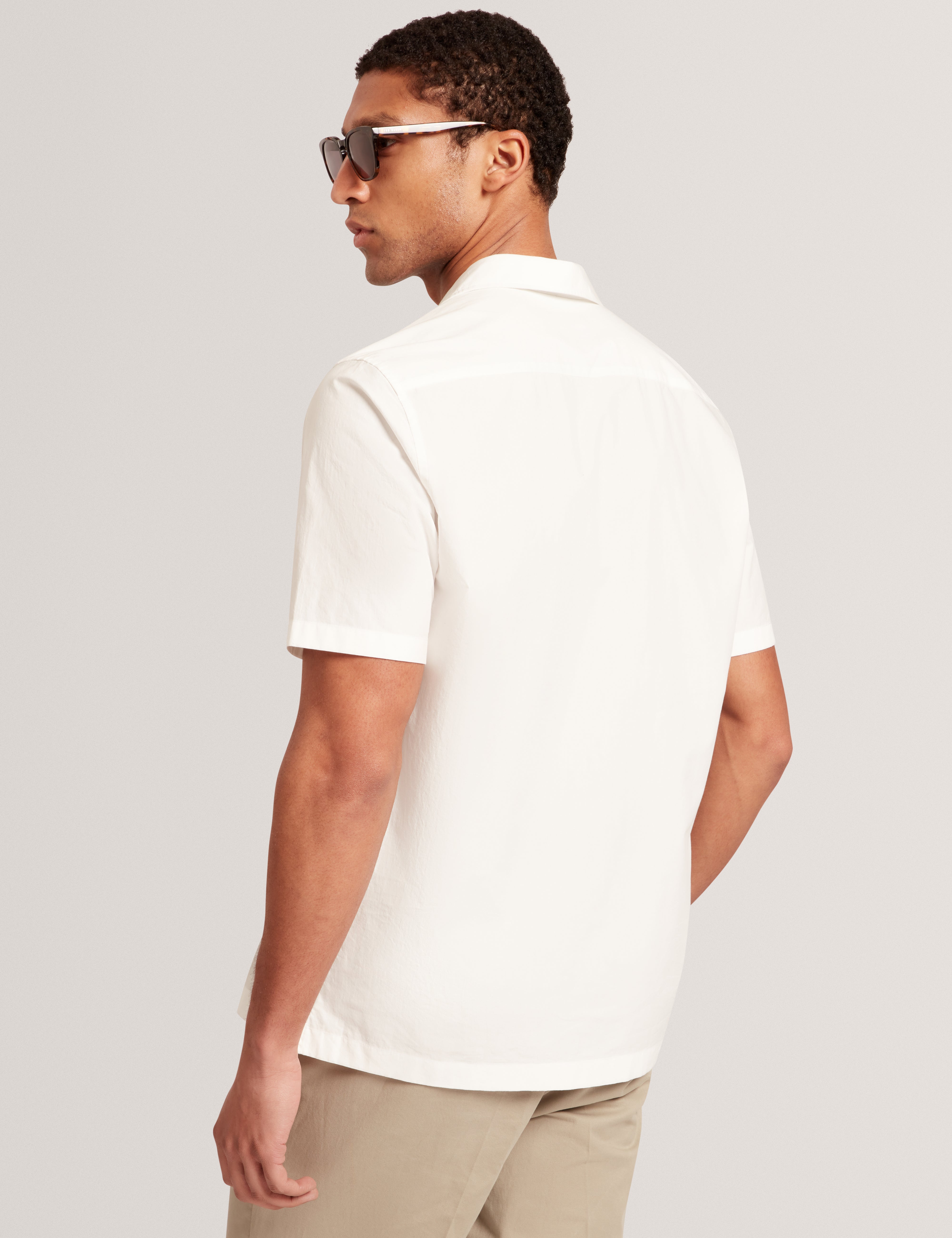 Radclyf Ss Poplin Shirt White