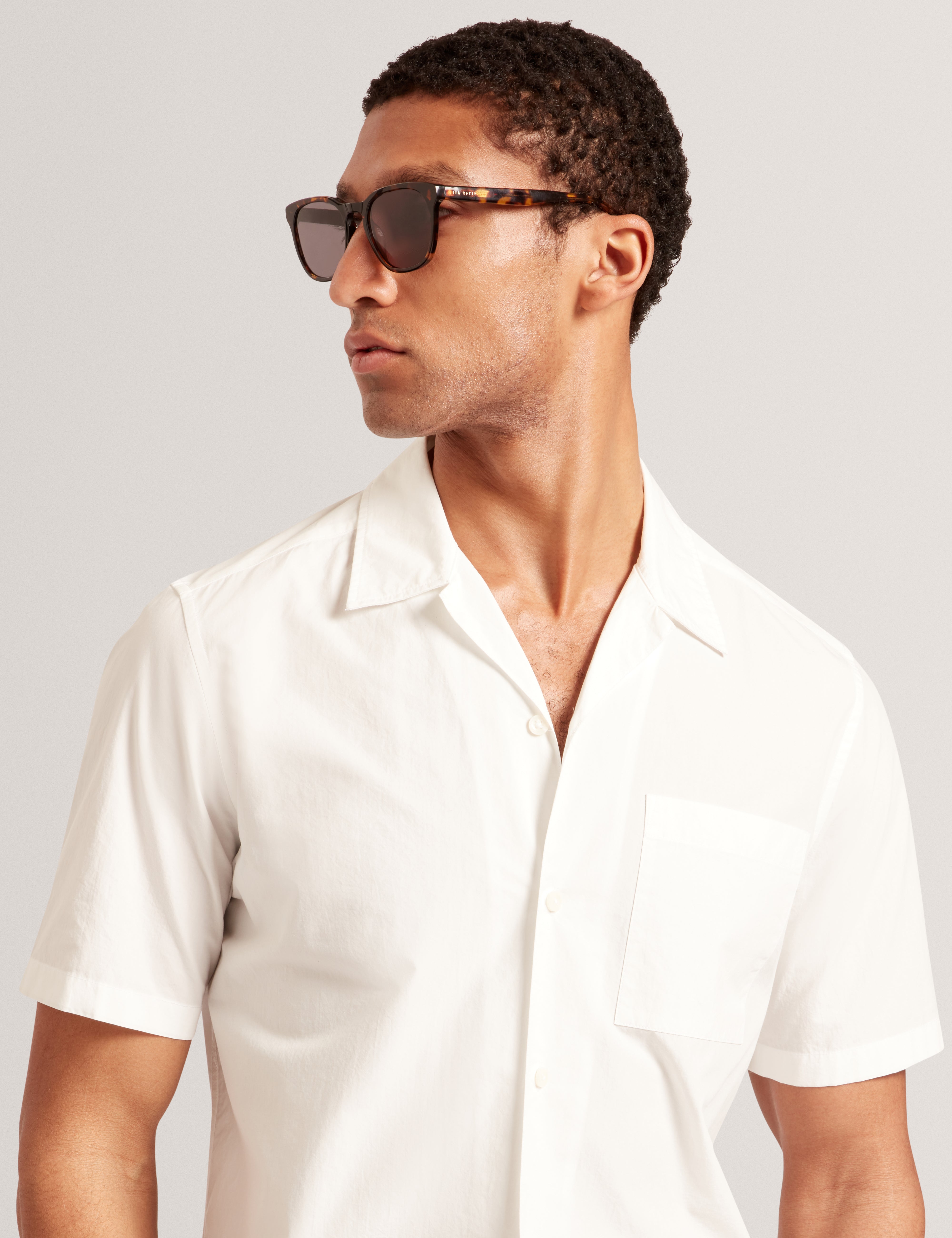 Radclyf Ss Poplin Shirt White