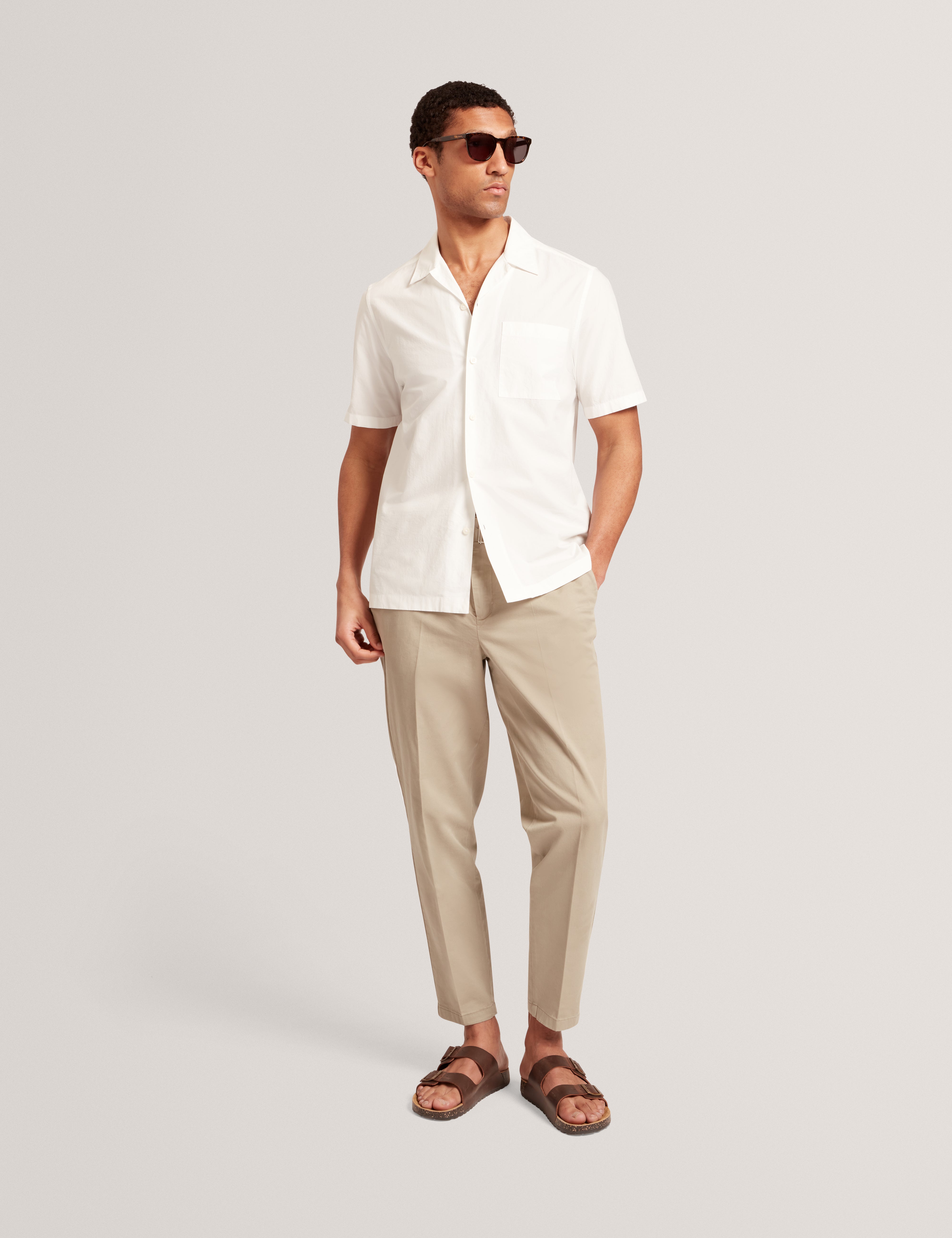 Radclyf Ss Poplin Shirt White