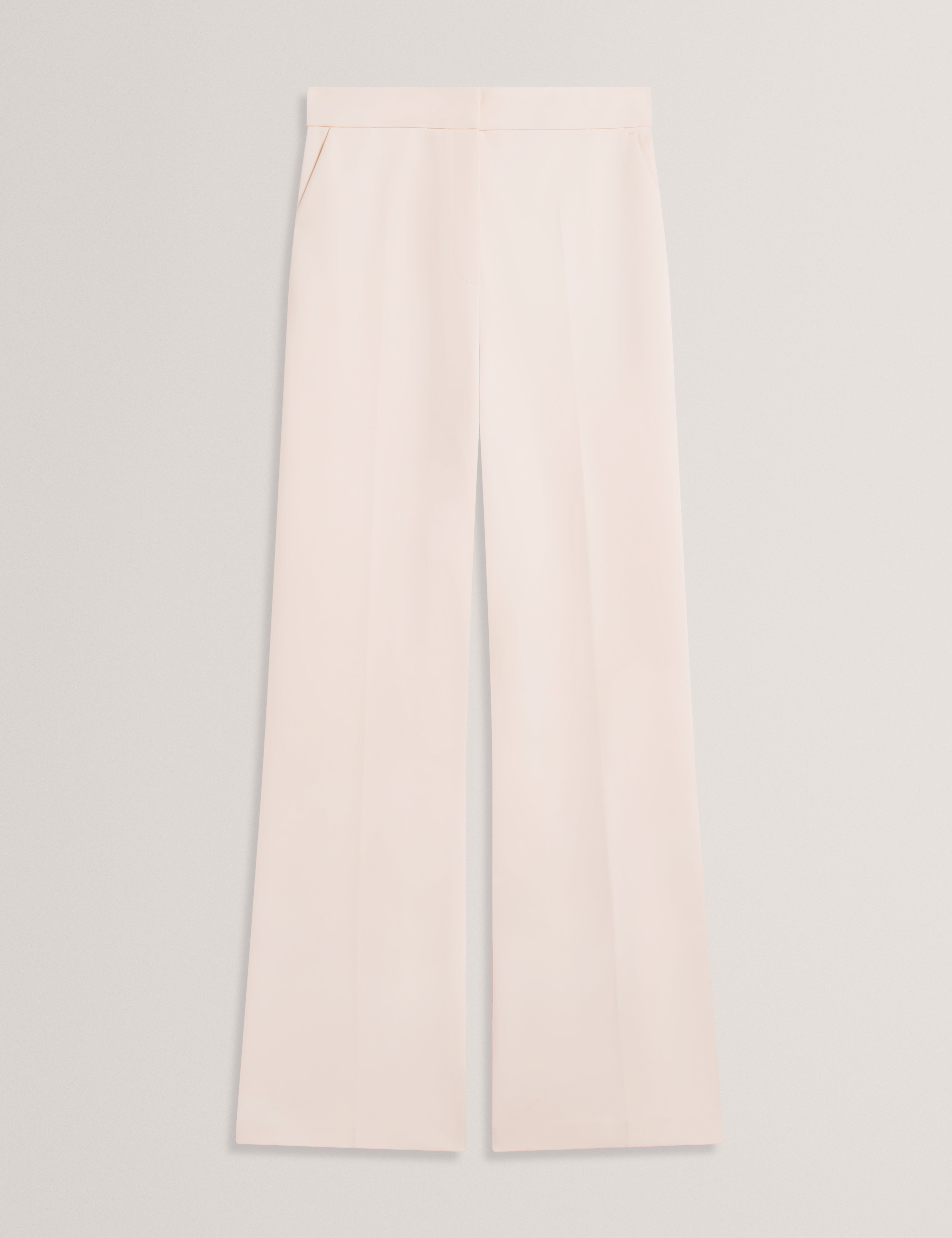 إندريف بنطلون واسع بخصر مرتفع لون وردي فاتح