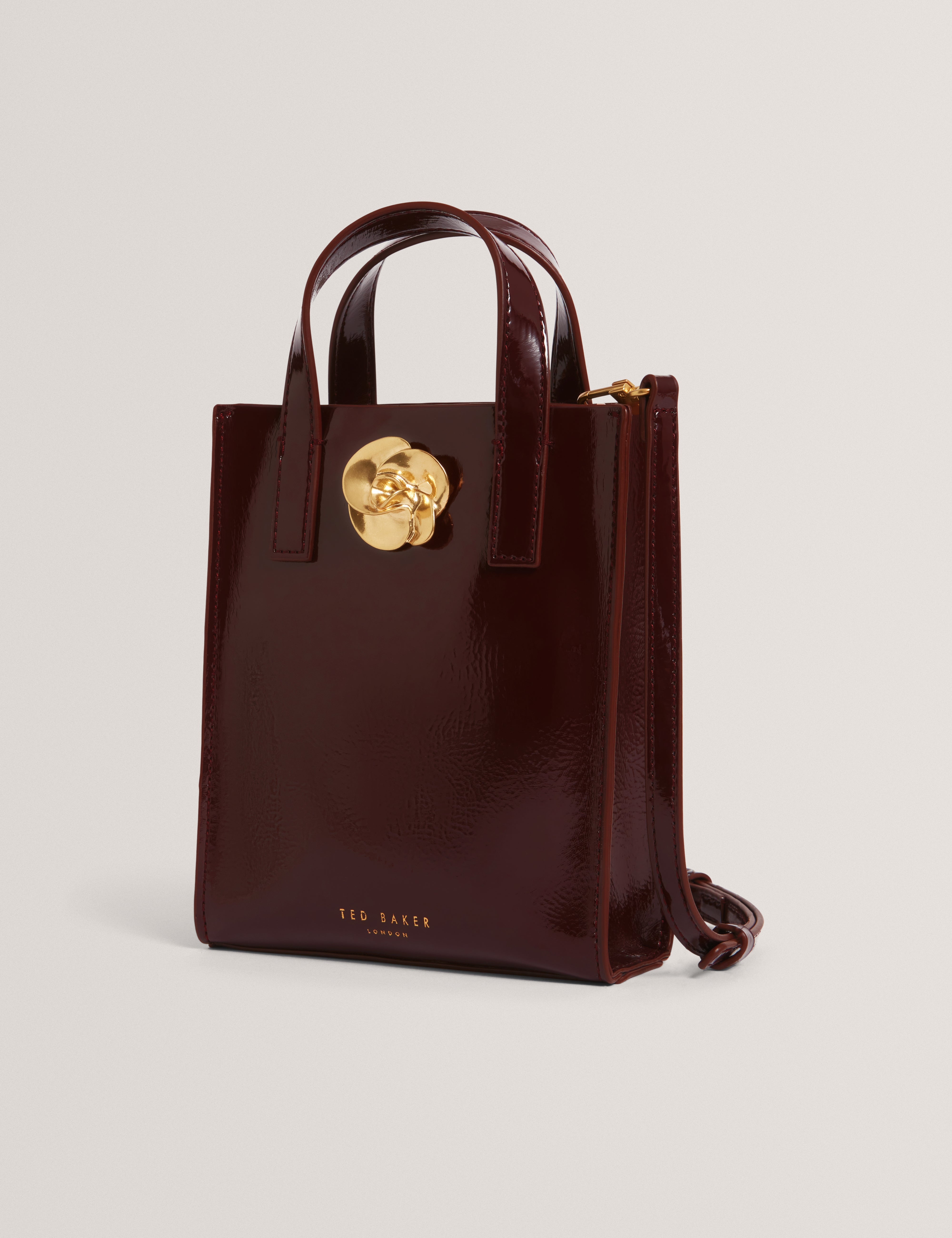 روزيم حقيبة صغيرة باللون الأحمر الداكن