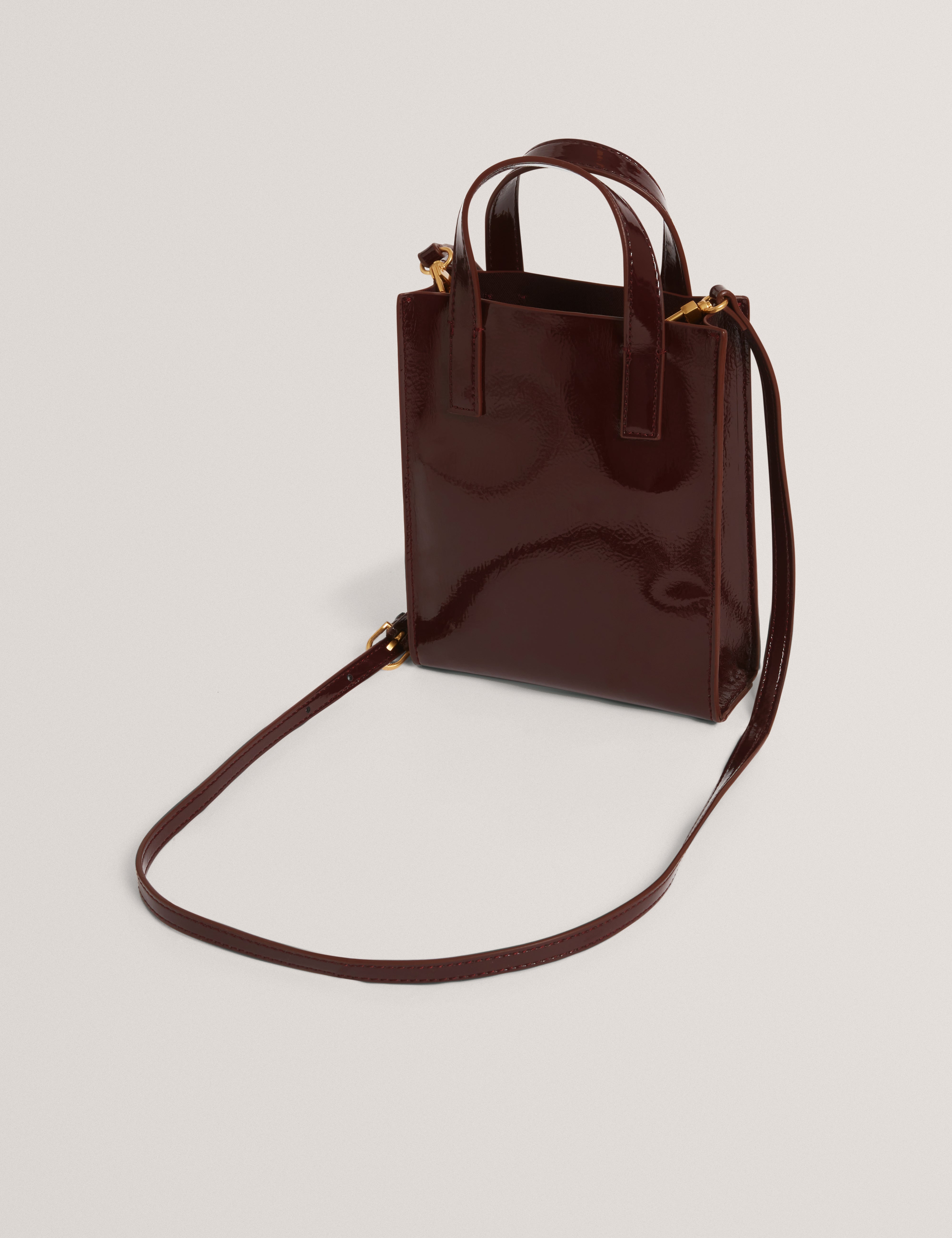 روزيم حقيبة صغيرة باللون الأحمر الداكن