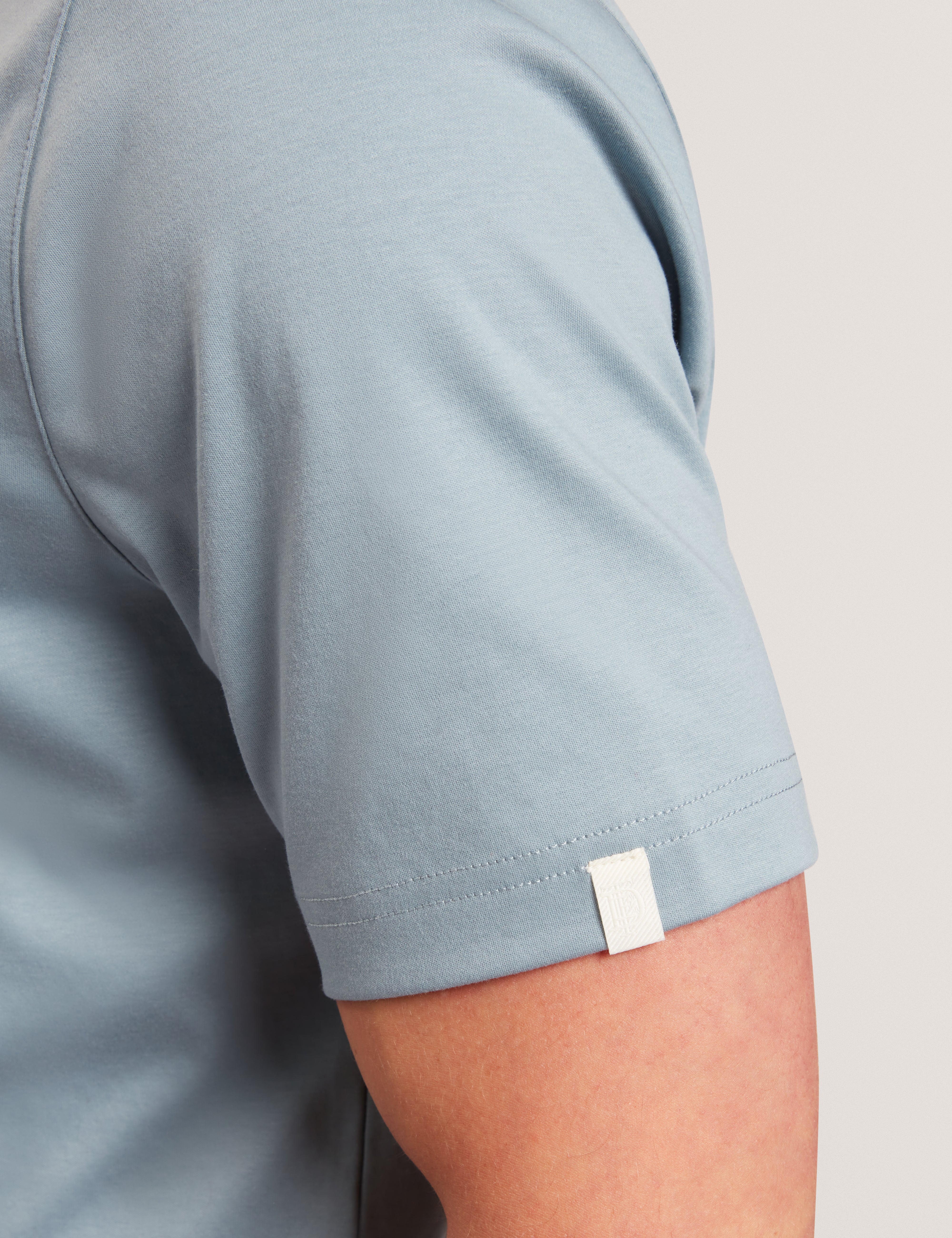 Fillipp Short Sleeve Regular Soft Touch Button Through Polo Teal-Blue