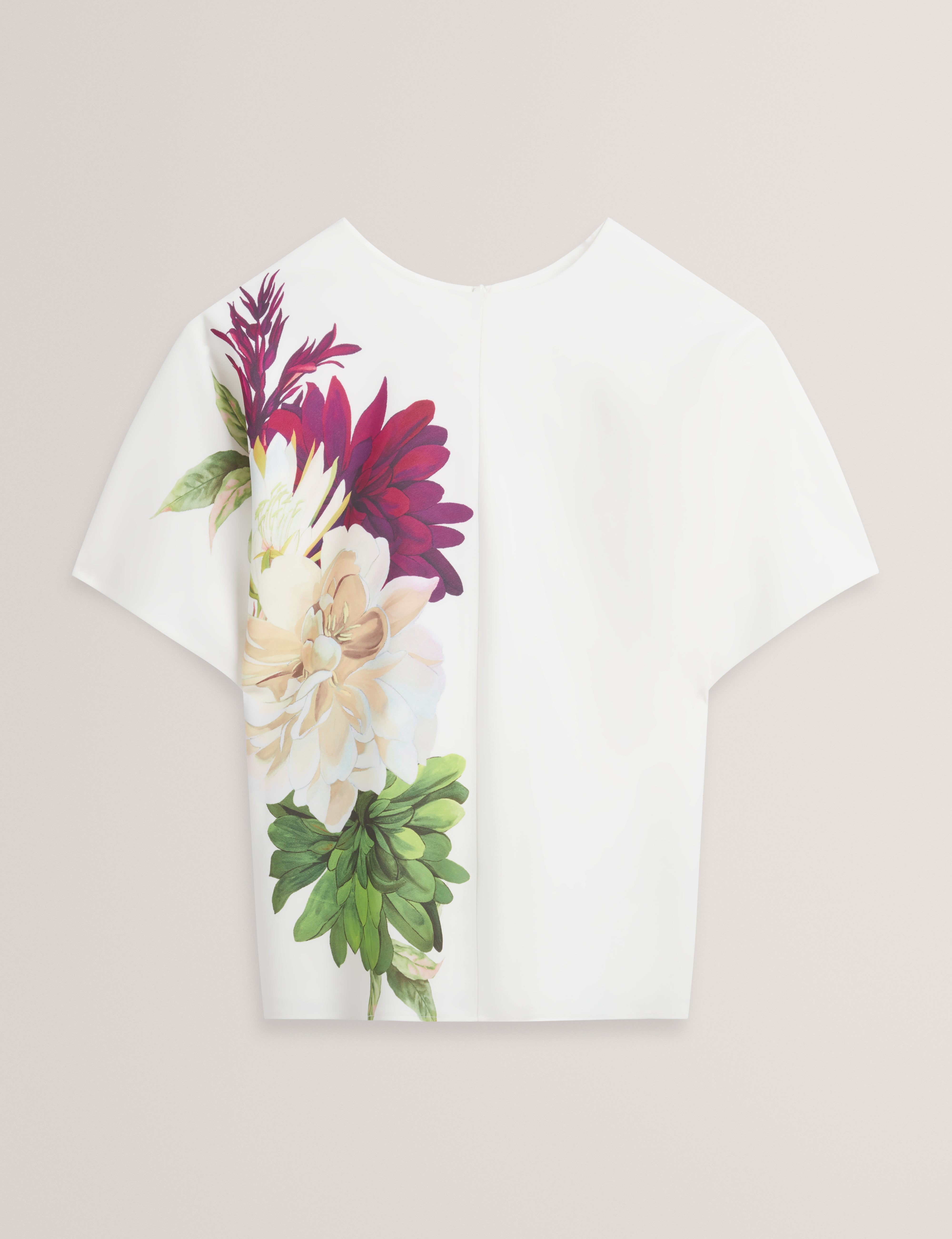 زوفيا كنزة بخصر محدد لون عاجي