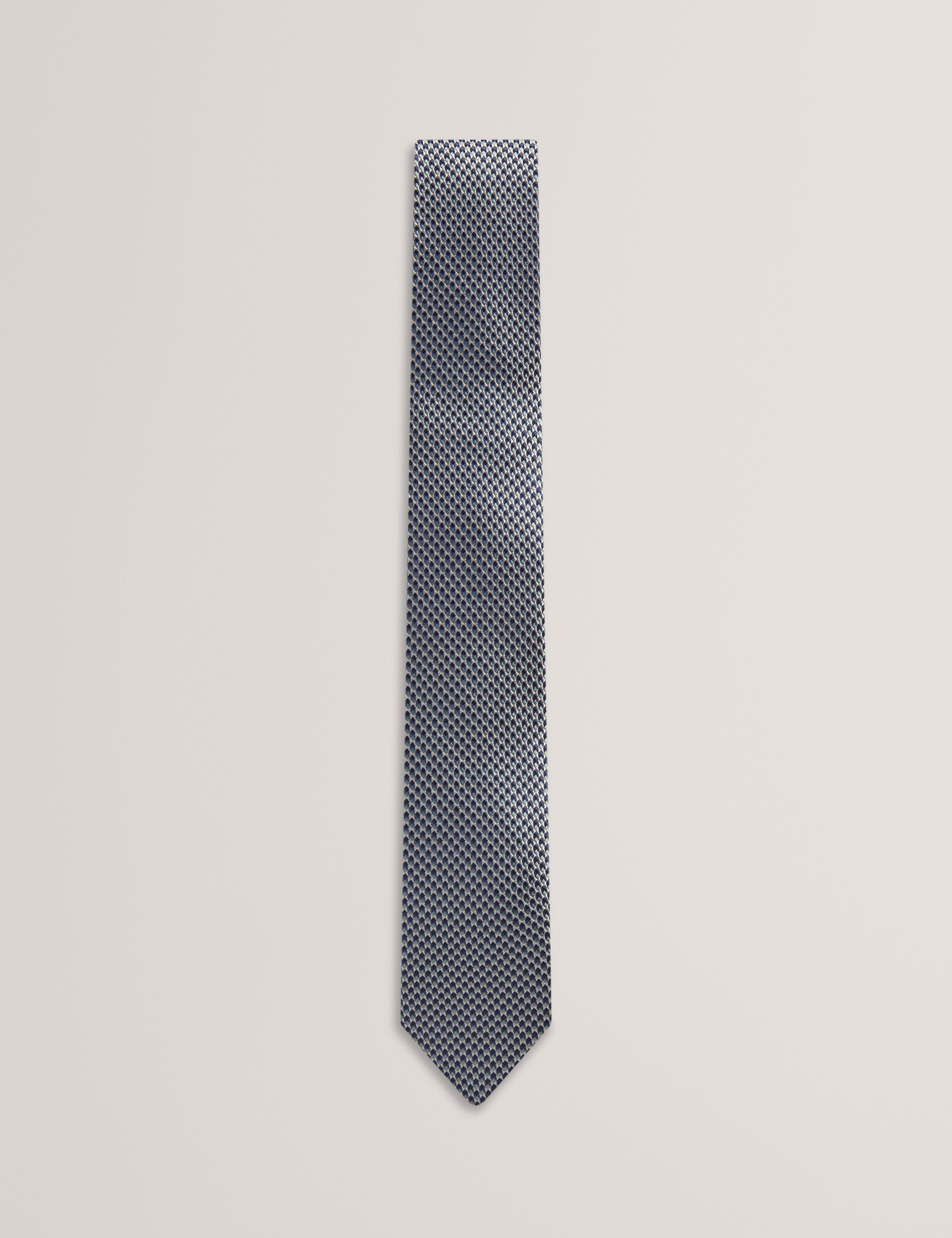 ديموس ربطة عنق من الحرير باللون الرمادي