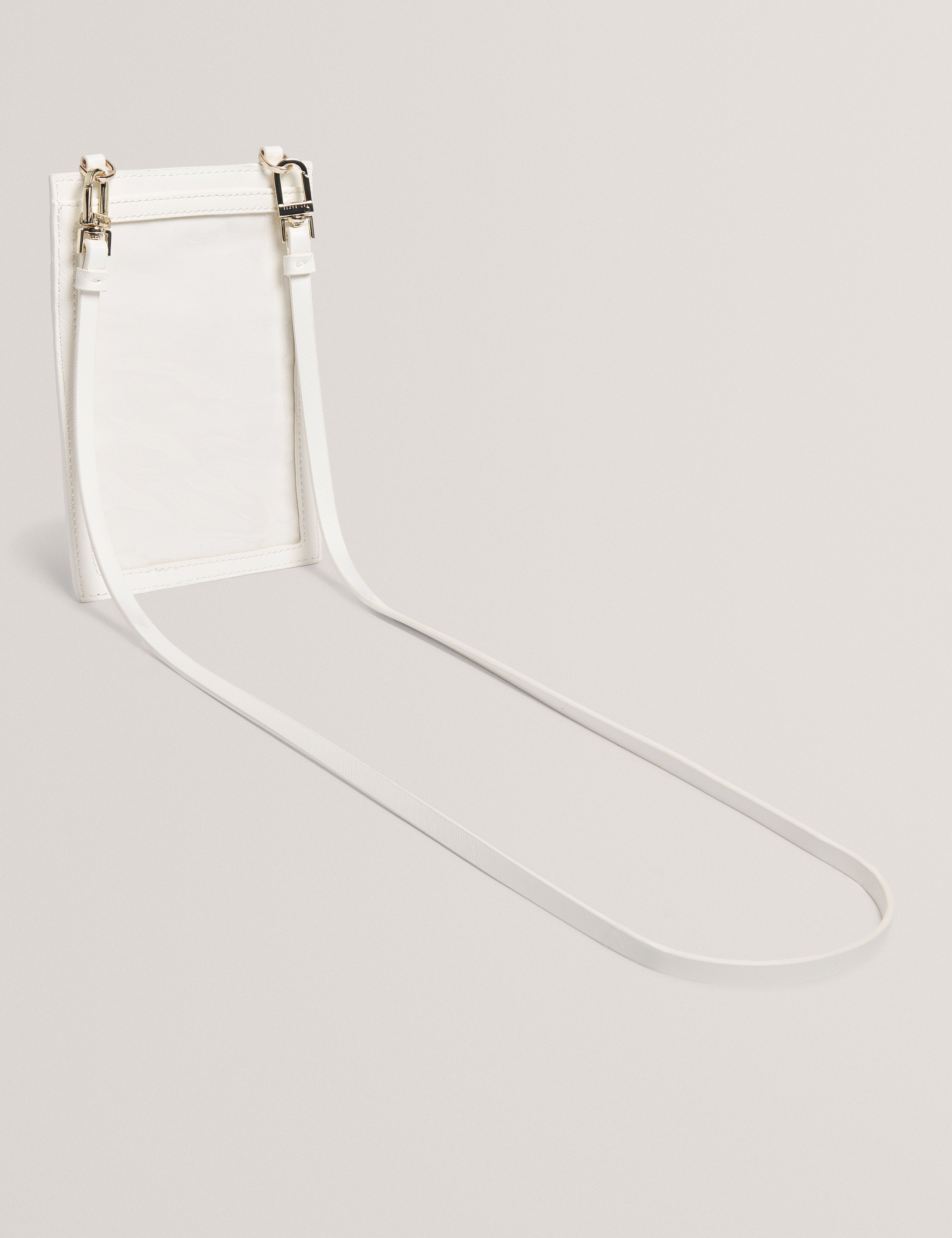 هاليسا باوتش هاتف مطبّع باللون الأبيض