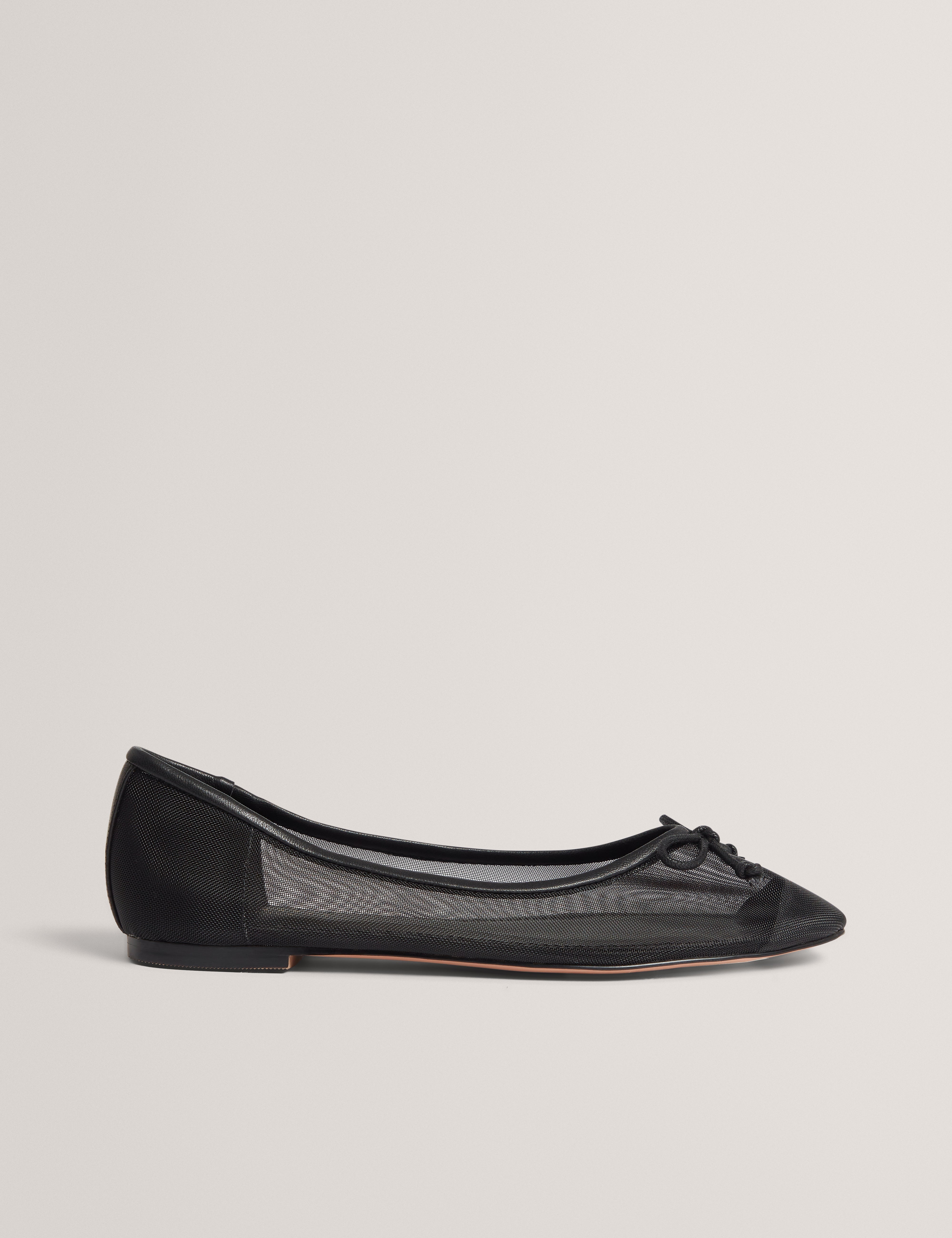 Merrisa Mesh Ballet Flat Black