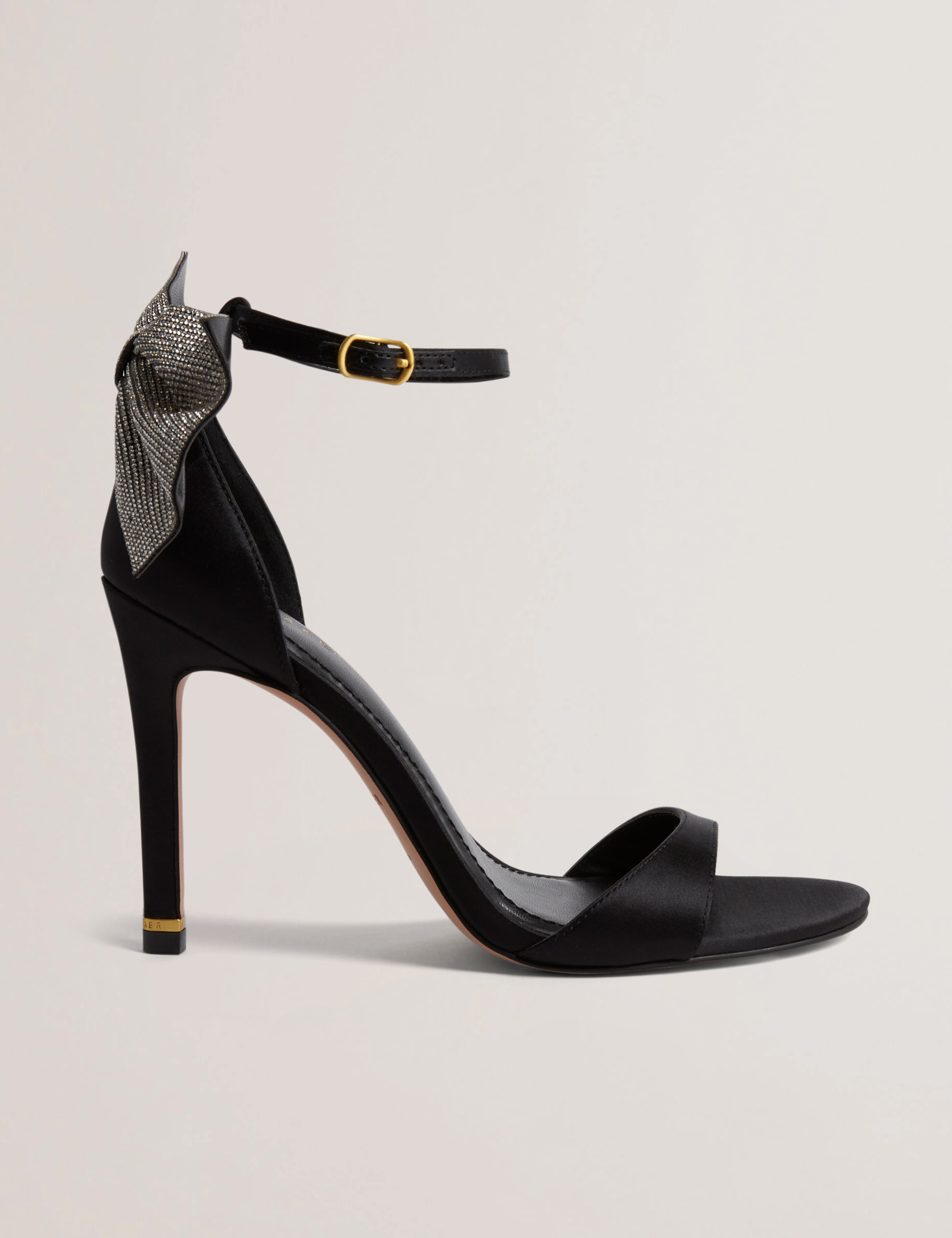 Criissy Embellished Bow Detail Sandal Black
