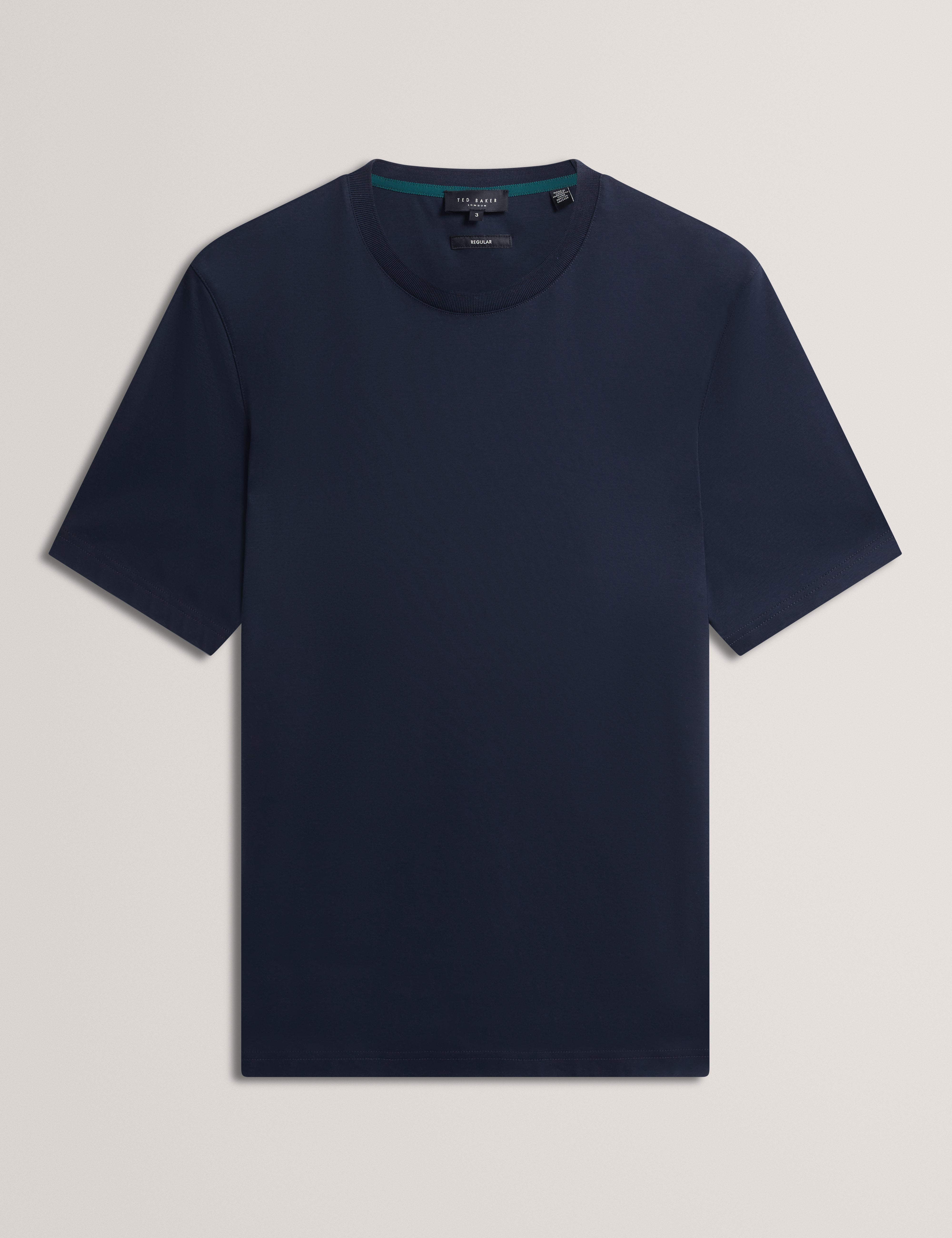 Konrrad Short Sleeve Regular Soft Touch T-Shirt Navy
