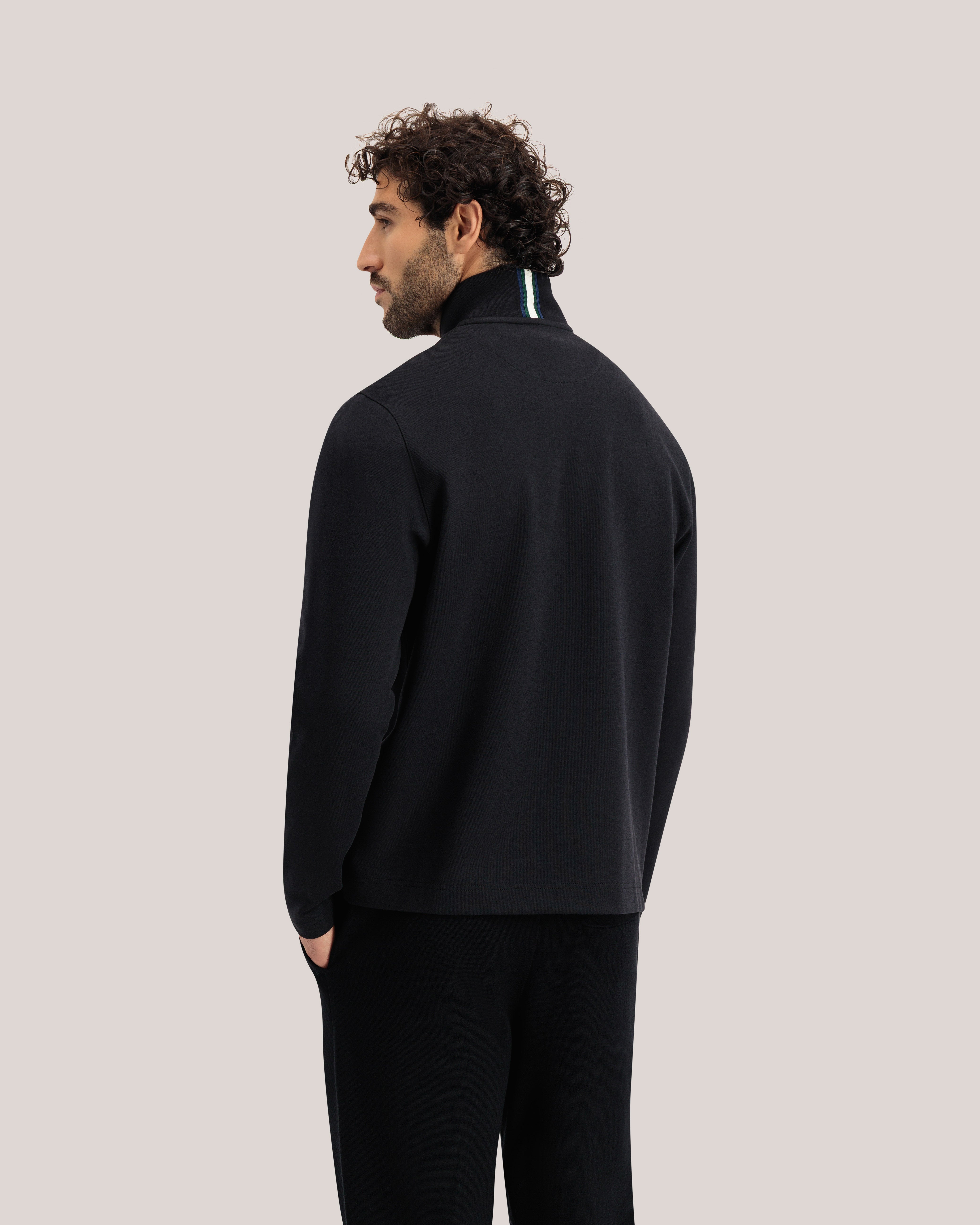 Actos 1/4 Zip Sweatshirt Black