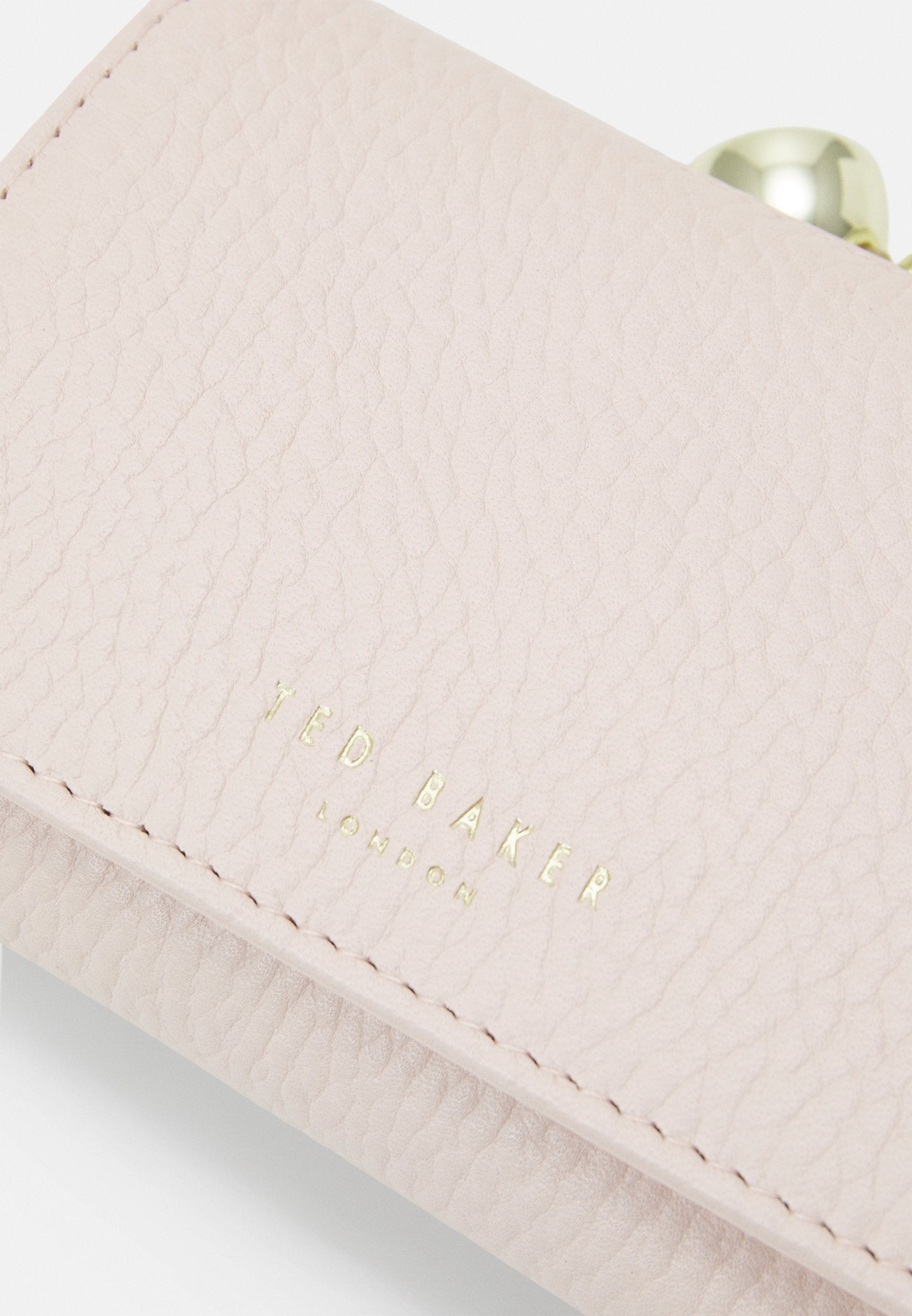 Rosiela Small Crystal Bobble Leather Purse Lt-Pink