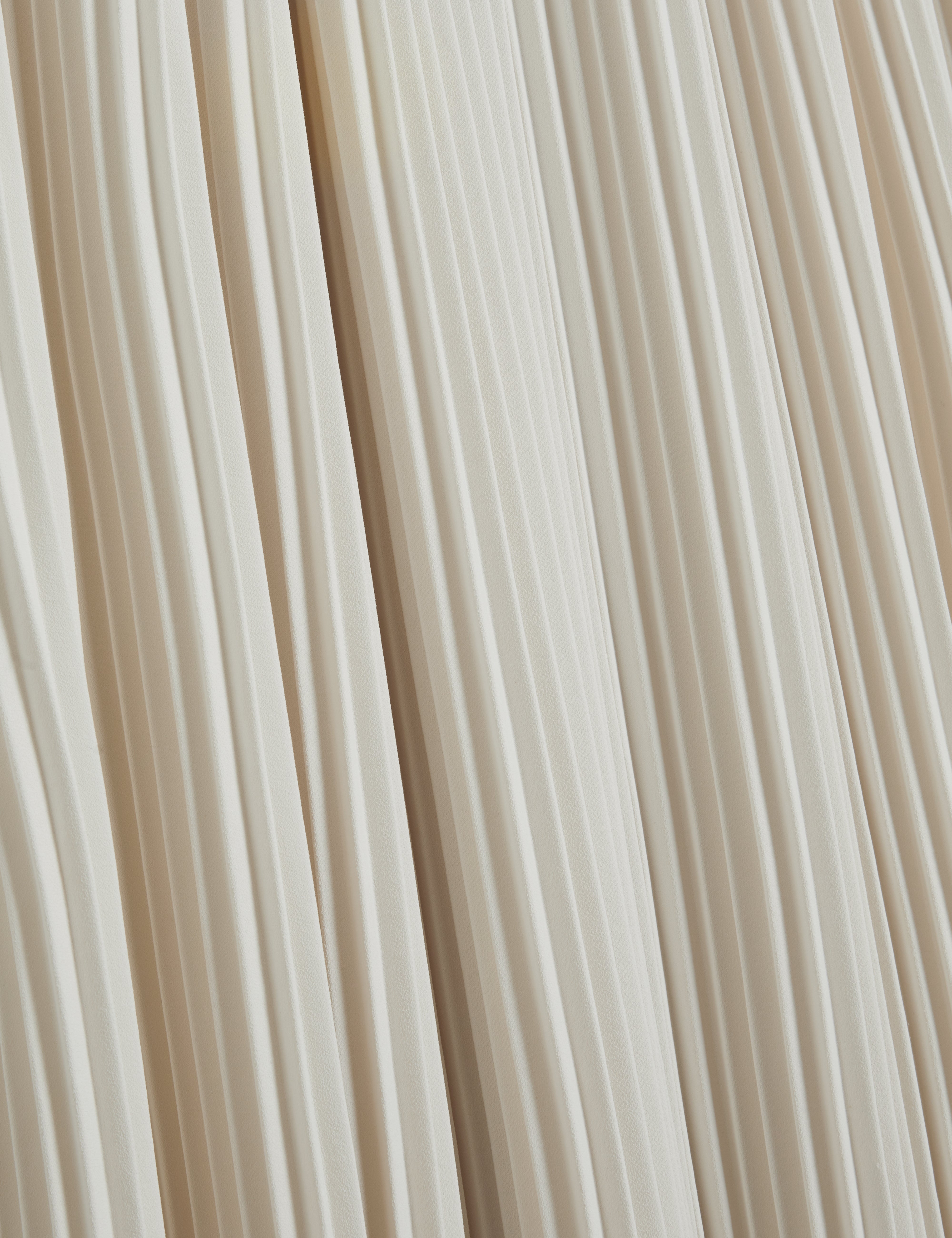Akala Pleated V-Neck Sleeveless Maxi Dress Ivory