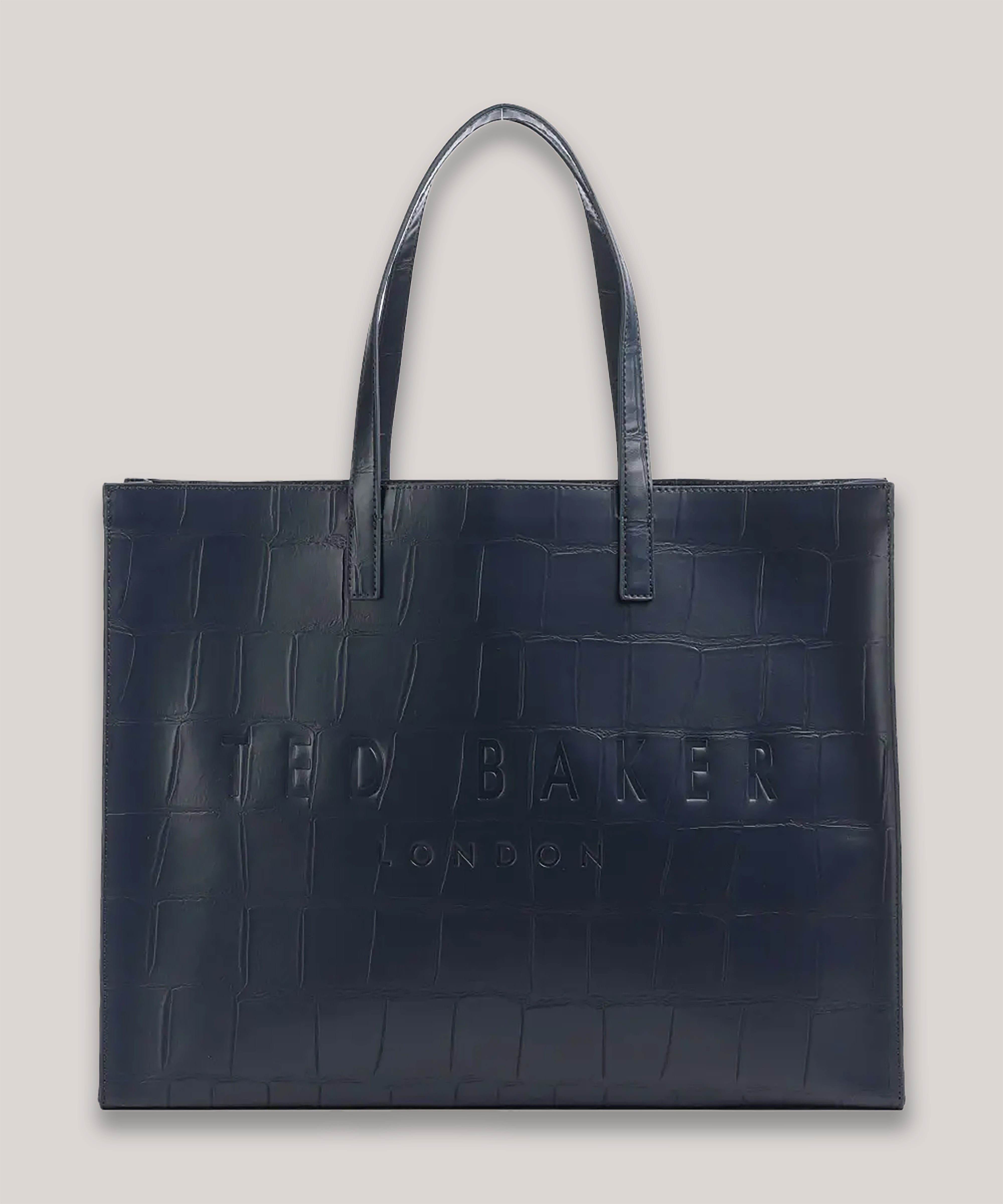 Allicon Croc Effect Extra Large Icon Bag Navy