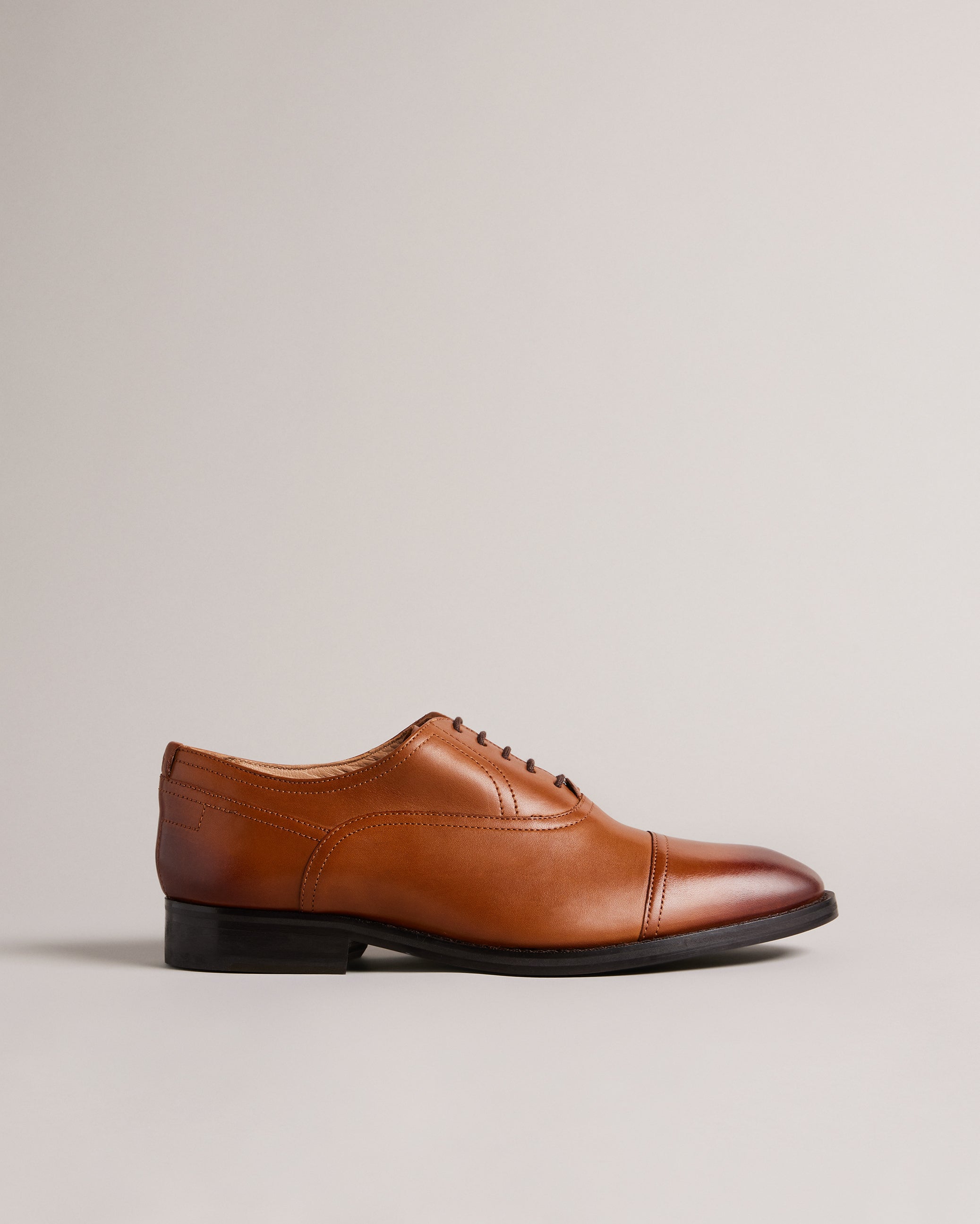 Carlen Formal Leather Oxford Shoes Tan