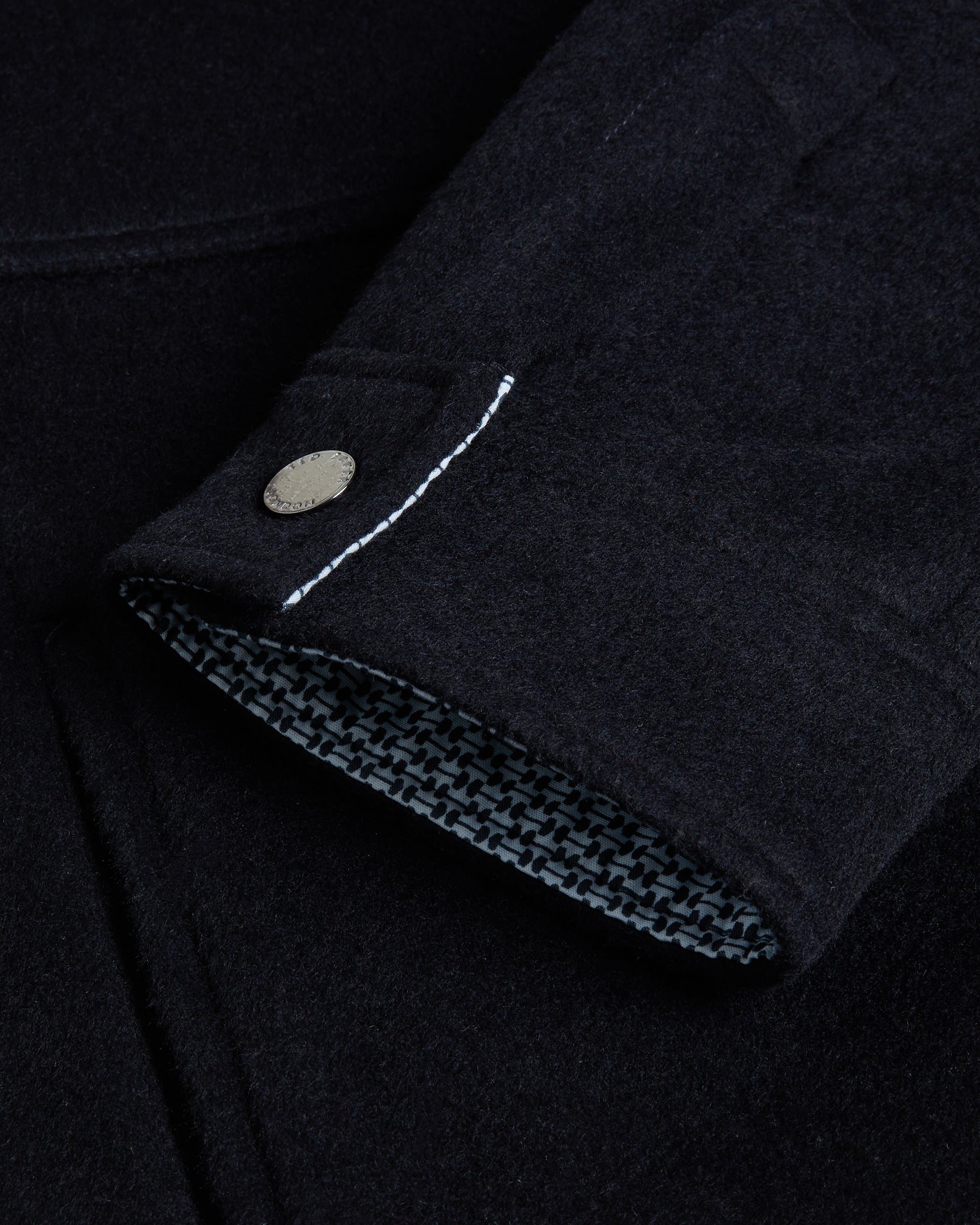 Aderbry Wool Blend Over Shirt Navy