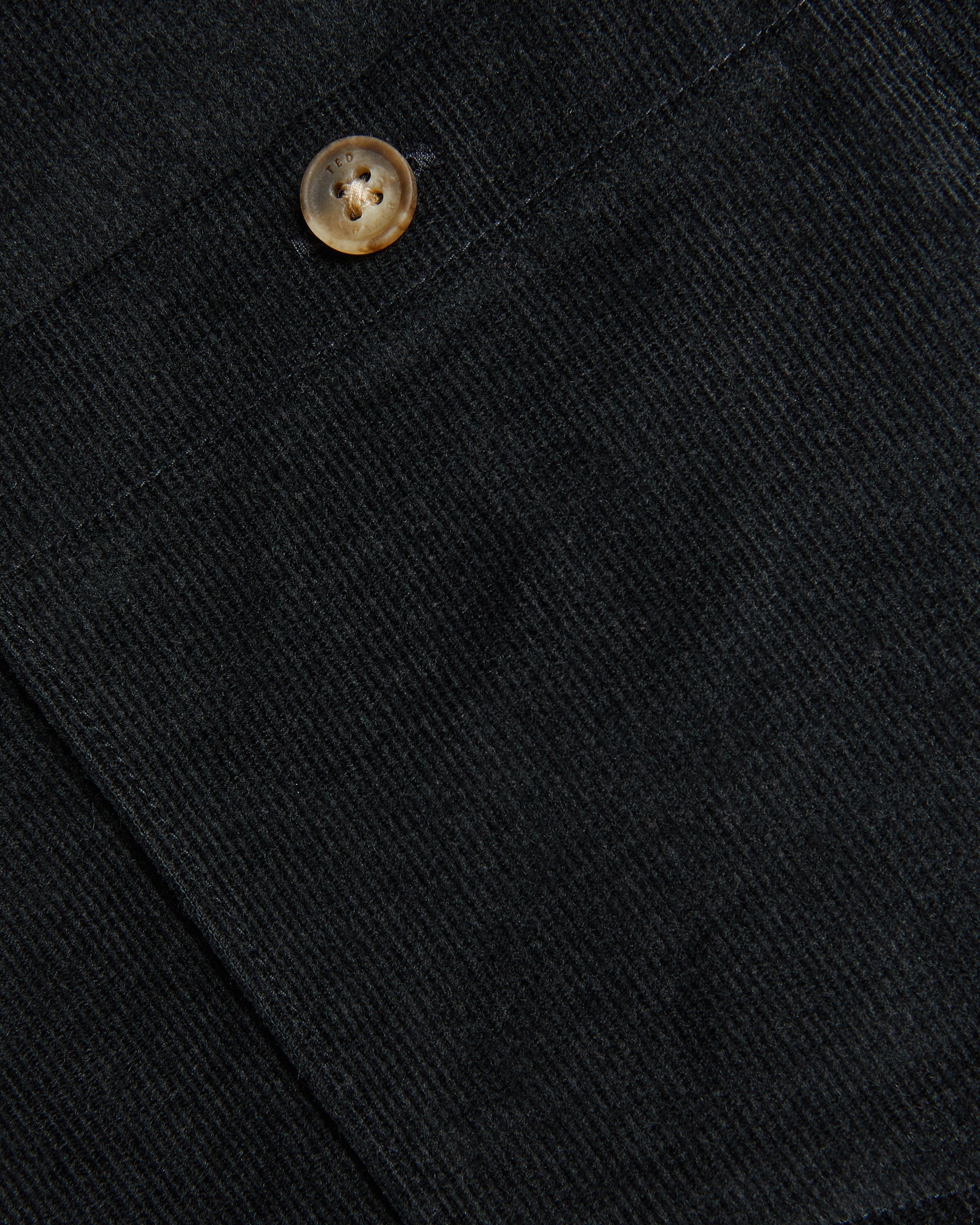 Lecco Ls Cord Shirt Dk-Navy