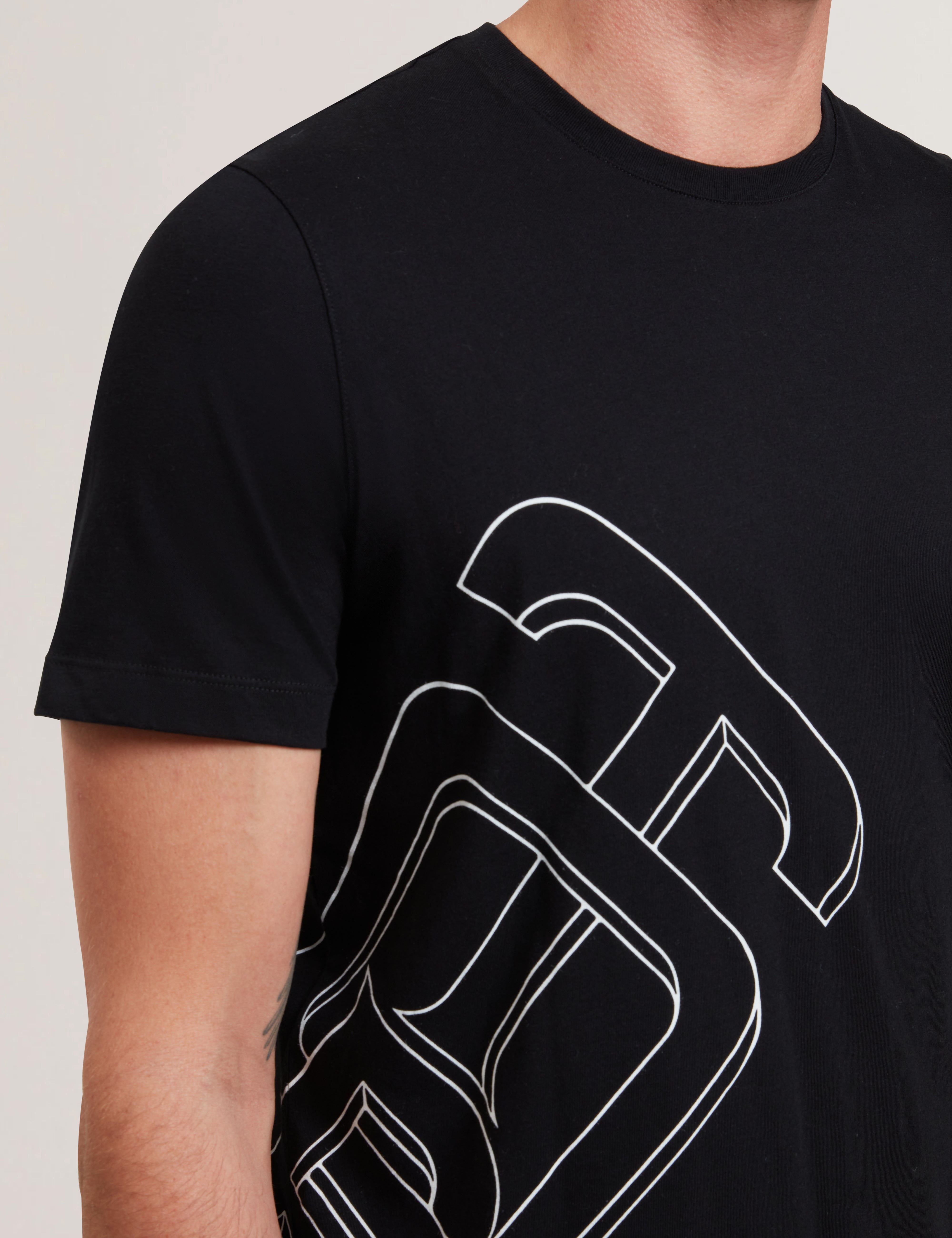 Craigey Short Sleeve Branded Graphic T-Shirt Black