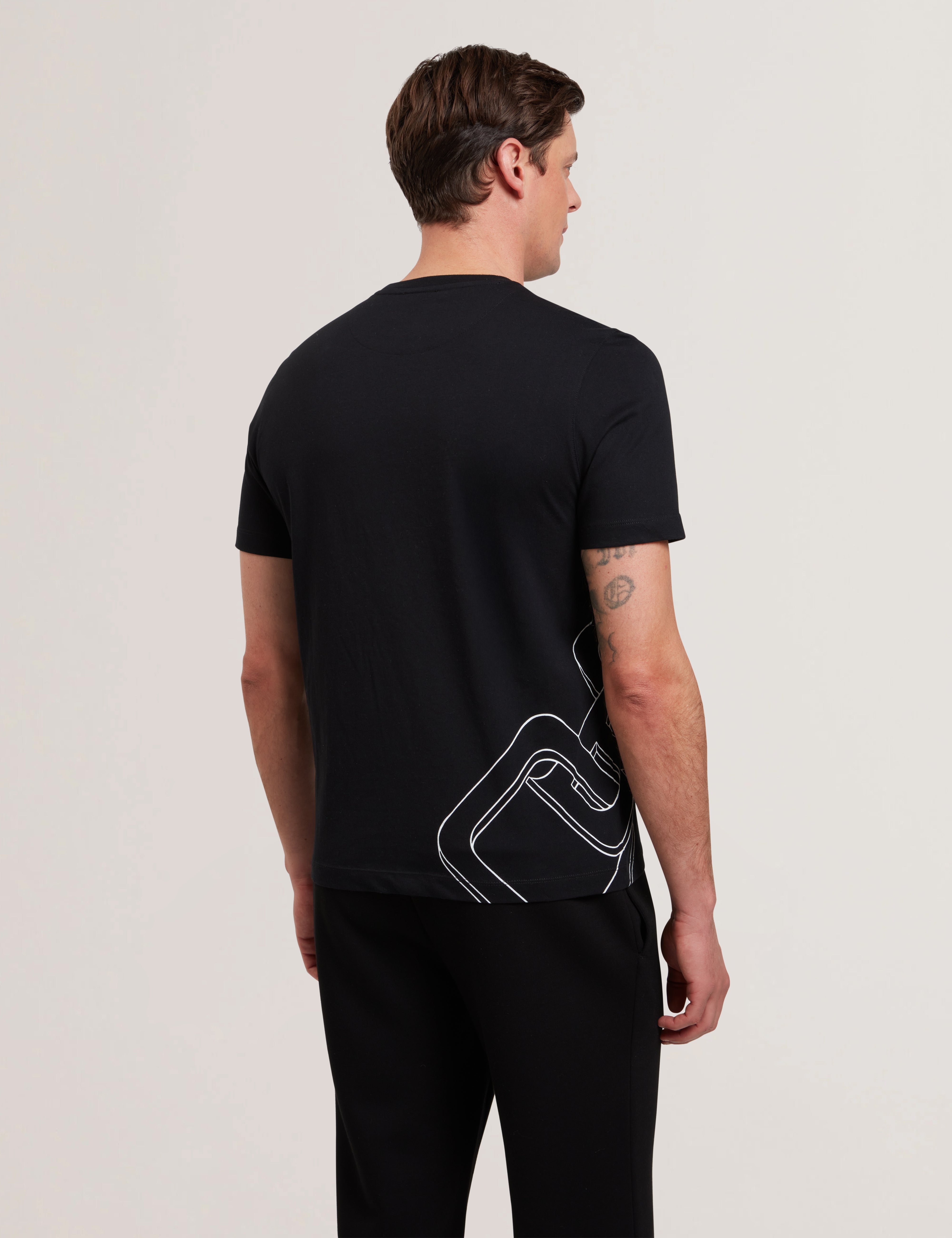 Craigey Short Sleeve Branded Graphic T-Shirt Black