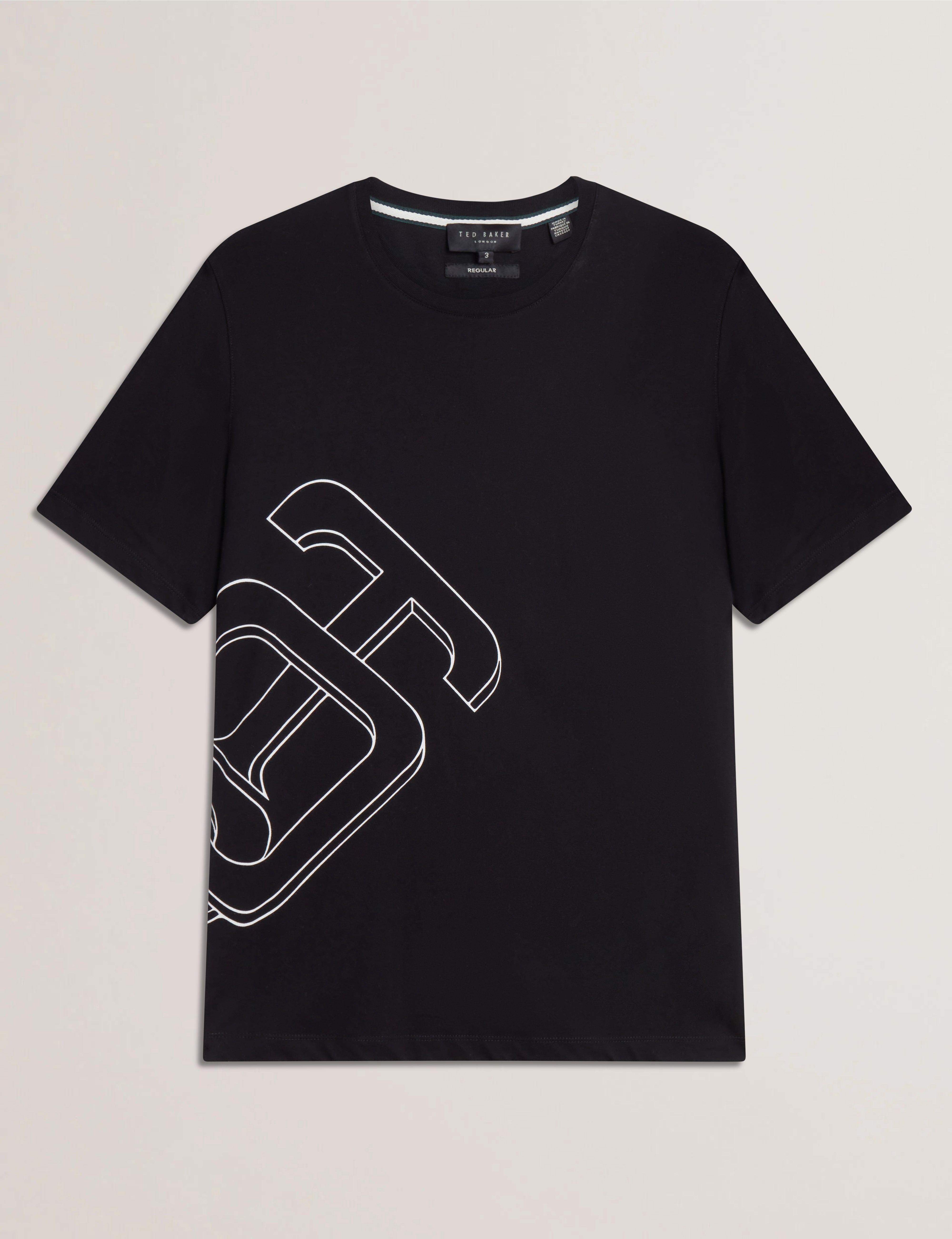 Craigey Short Sleeve Branded Graphic T-Shirt Black
