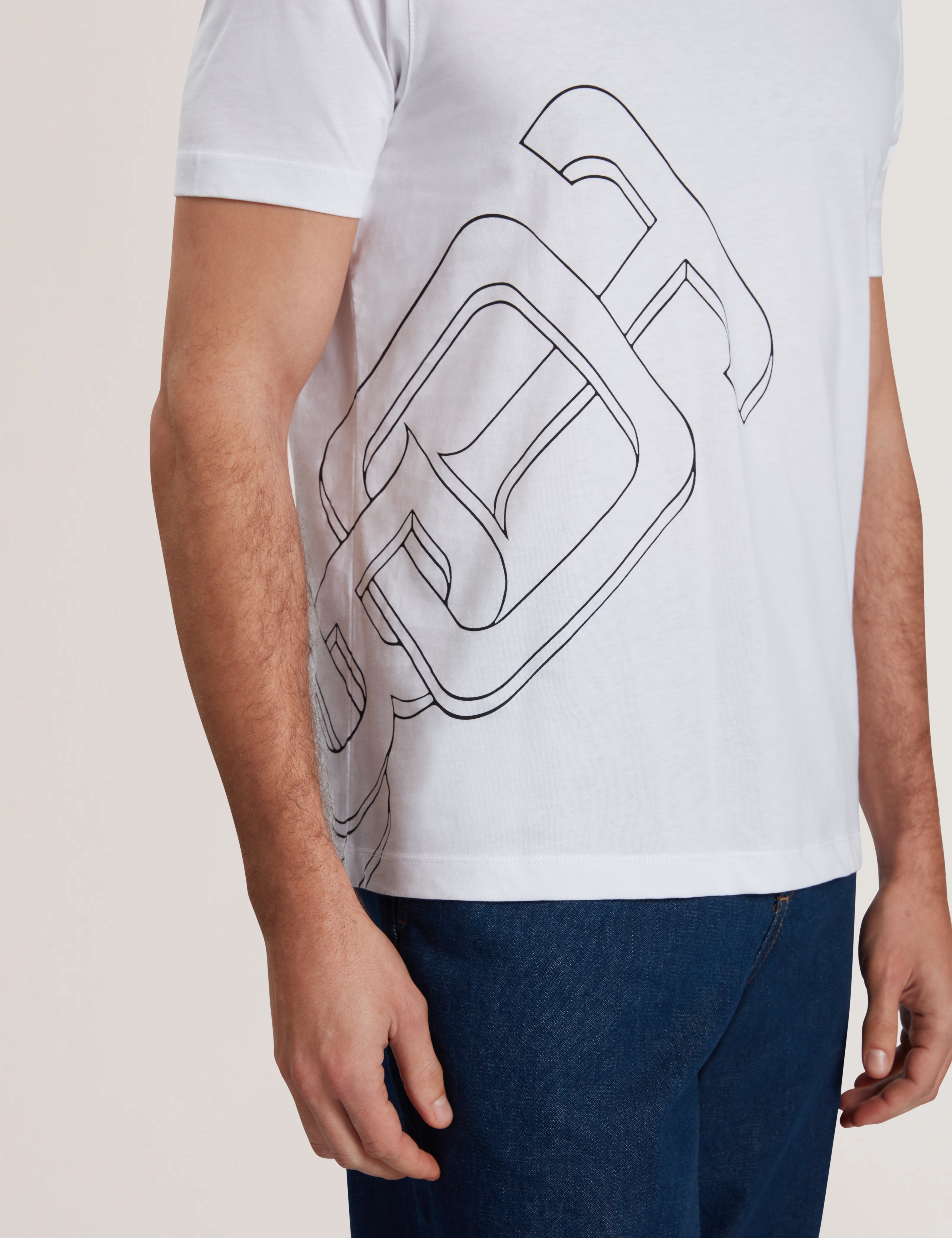 Craigey Short Sleeve Branded Graphic T-Shirt White