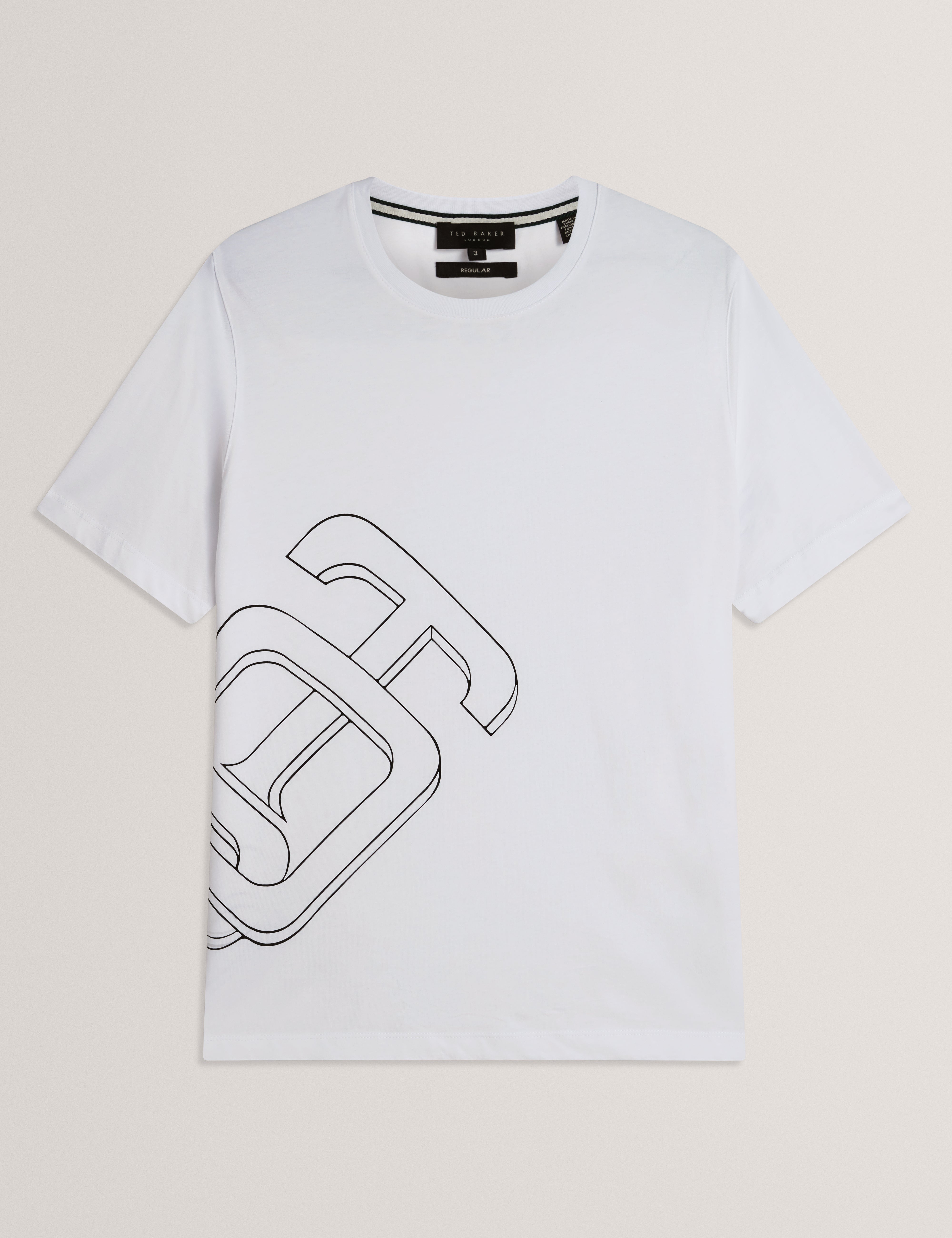 Craigey Short Sleeve Branded Graphic T-Shirt White