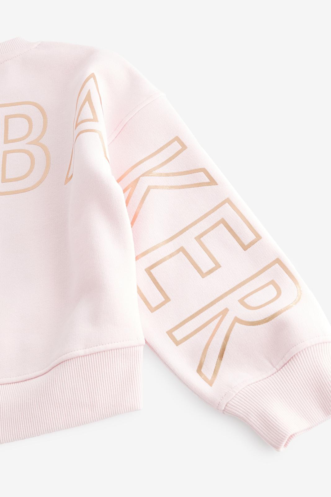 Branded Back 100% Cotton Sweater And Pink