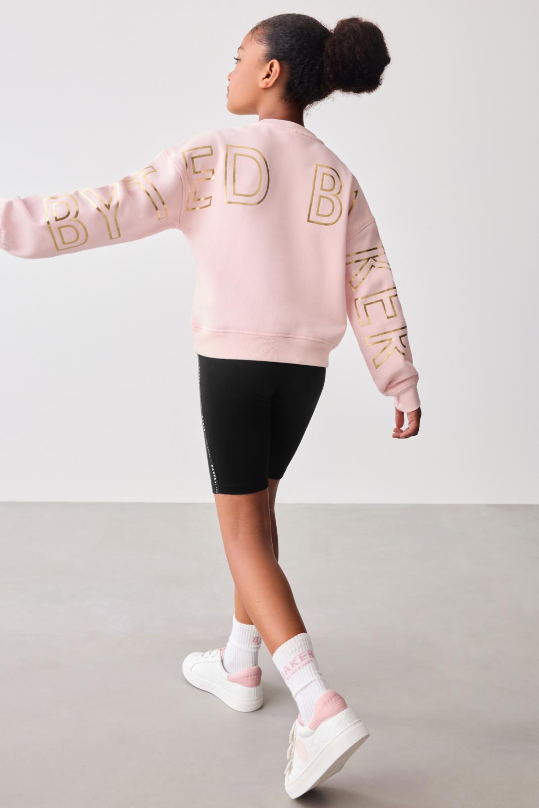 Branded Back 100% Cotton Sweater And Pink