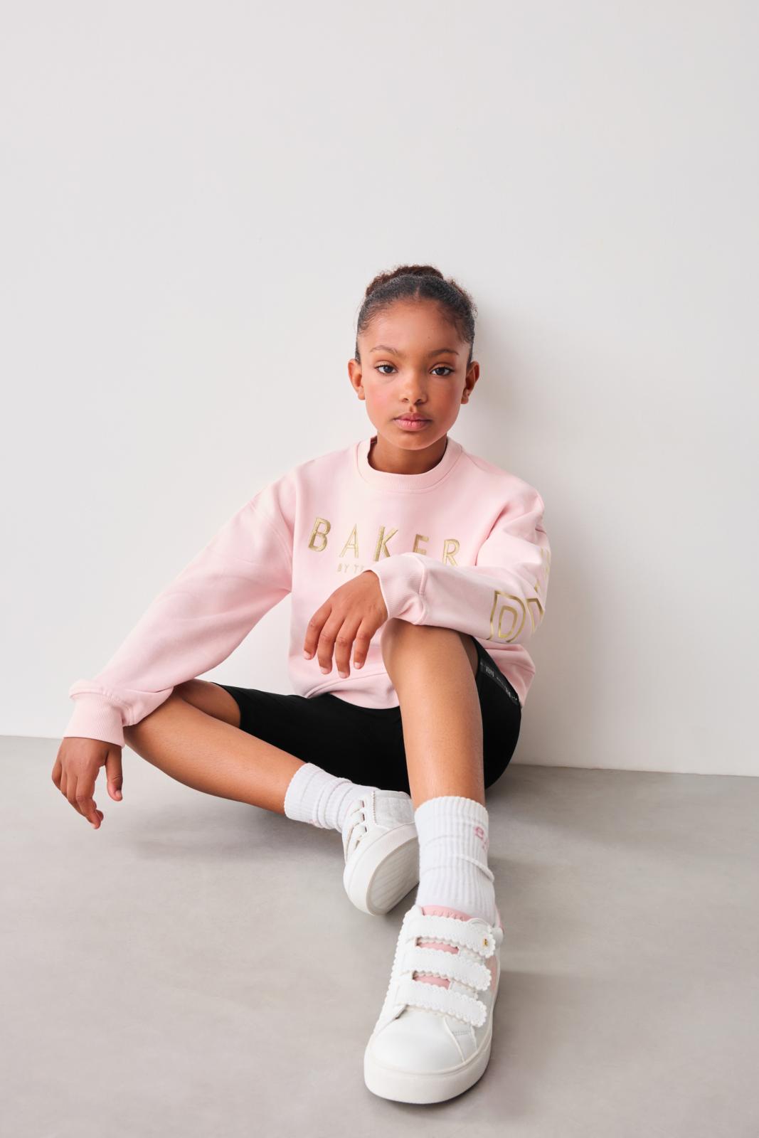 Branded Back 100% Cotton Sweater And Pink